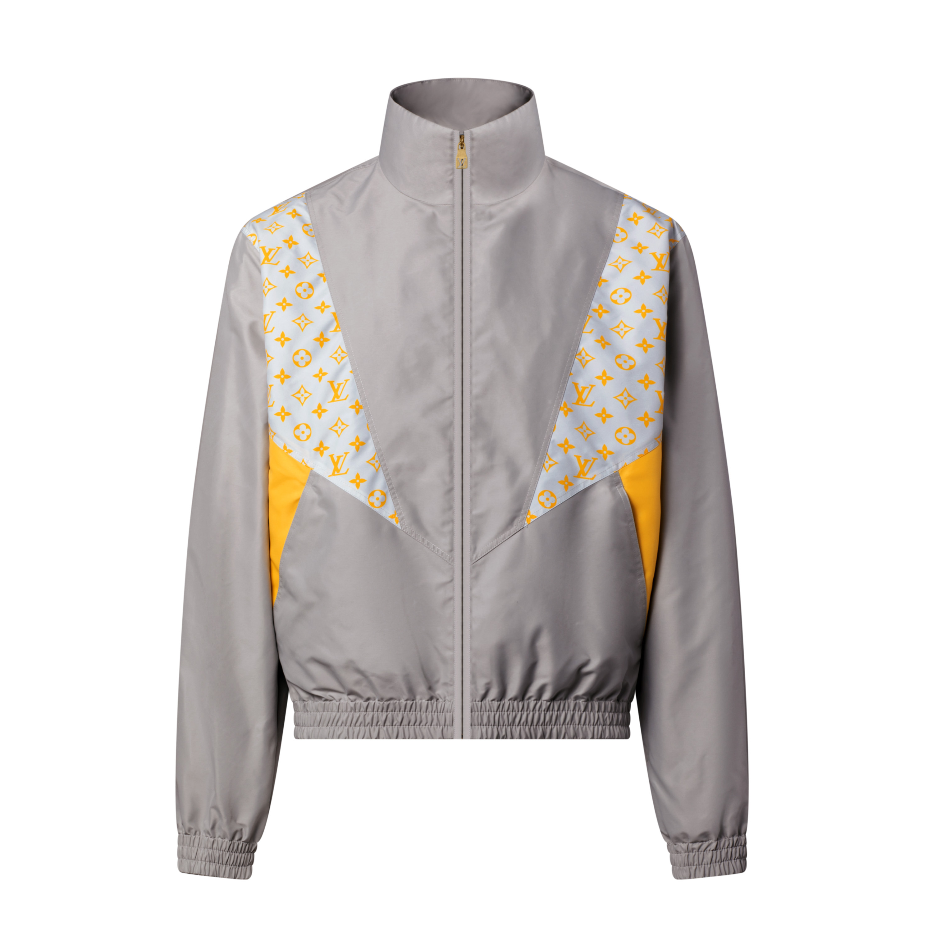 NIGO Louis Vuitton MONOGRAM Men's And Women's Spring/Autumn Fashion Casual Color Blocked High Neck Zipper Long Sleeved Jacket #nigo78276