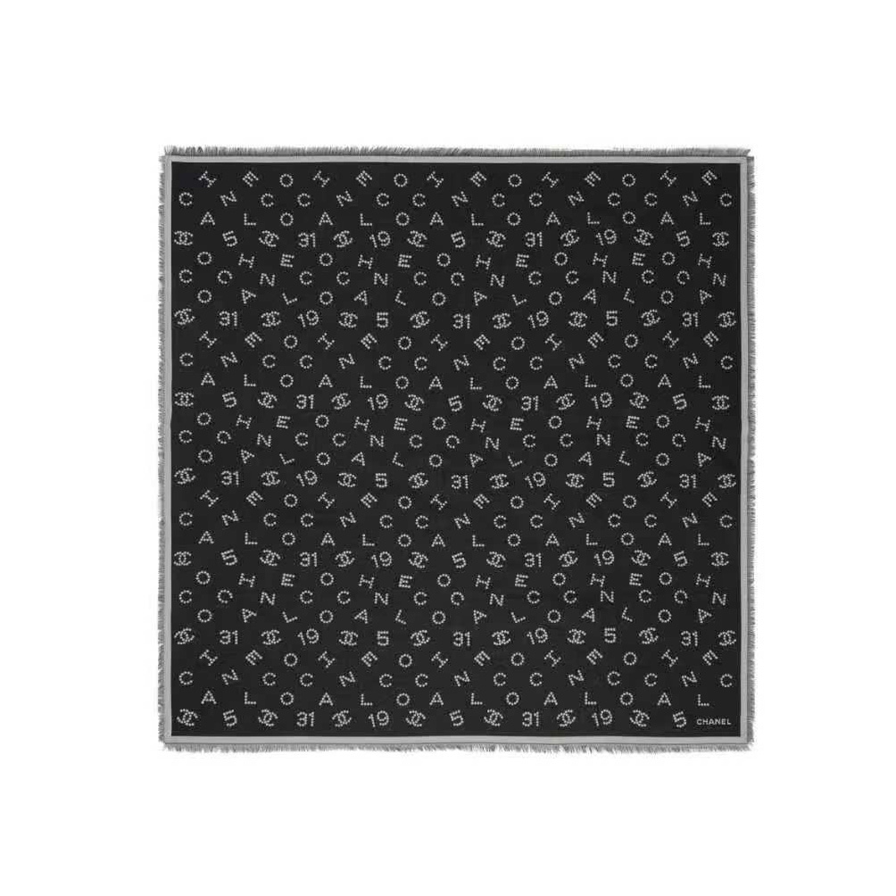 NIGO Chanel Women's Spring And Autumn Classic Fashion Brand Logo Double Layer Double Sided Square Silk Scarf Accessories #nigo78278