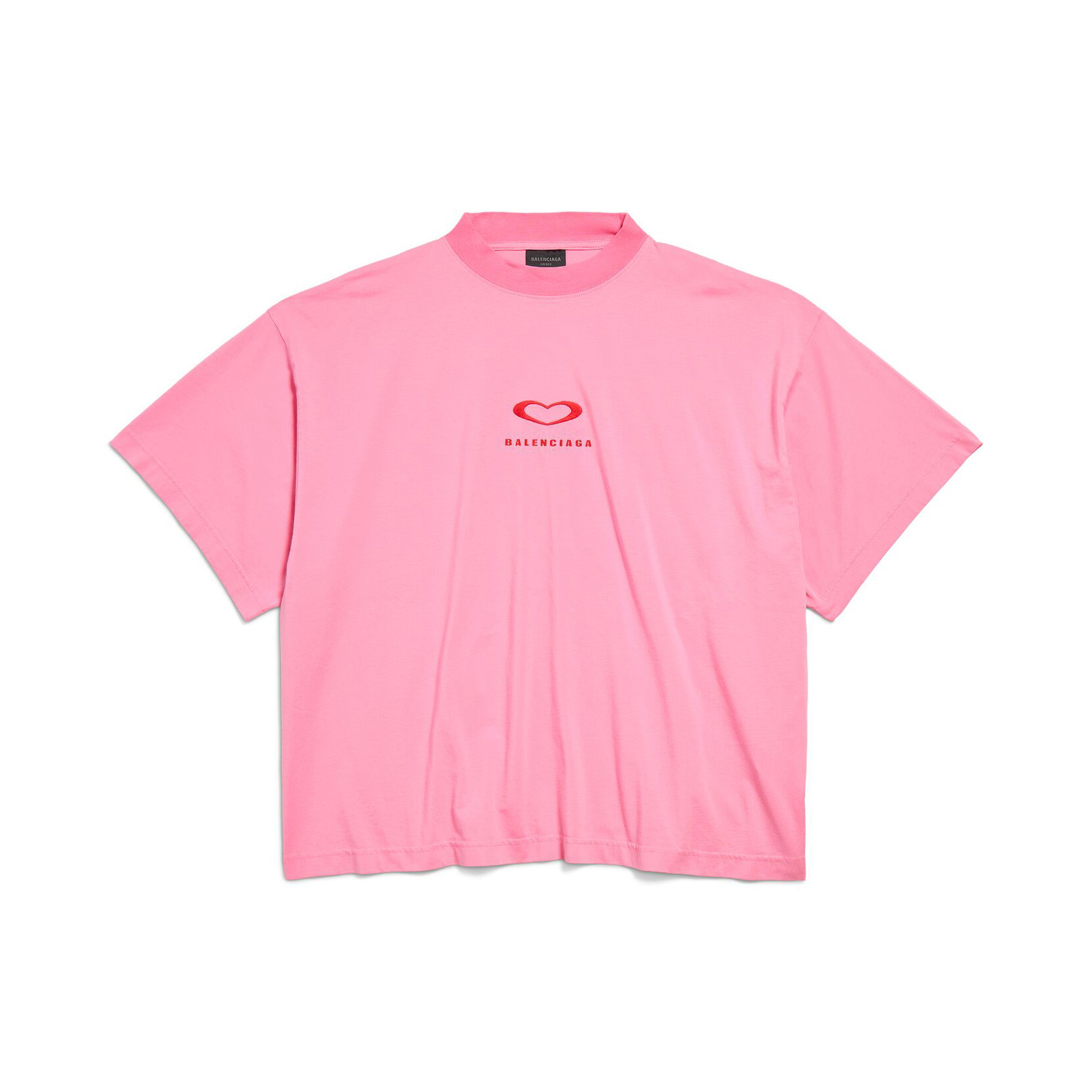 NIGO Balenciaga QIXI 25 CROPPED Women's Summer Fashion Casual Solid Color Embroidered Print Distressed Round Neck Short Sleeve Drop Shoulder Cropped T-Shirt Top #nigo78286