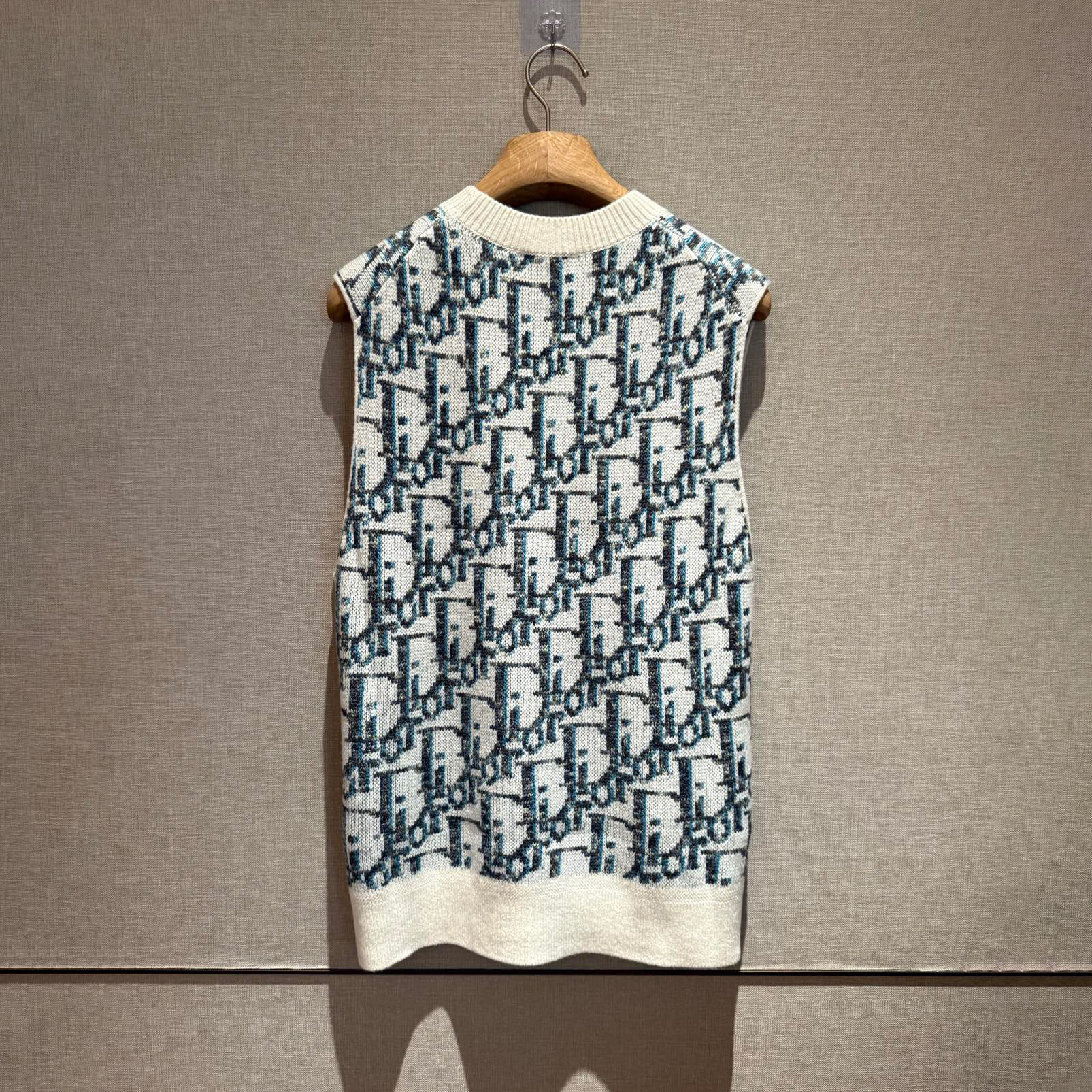 NIGO Dior Men's And Women's Spring/Summer Fashion Casual Letter Print Round Neck Sleeveless Wool Knitted Vest Sweater #nigo78297