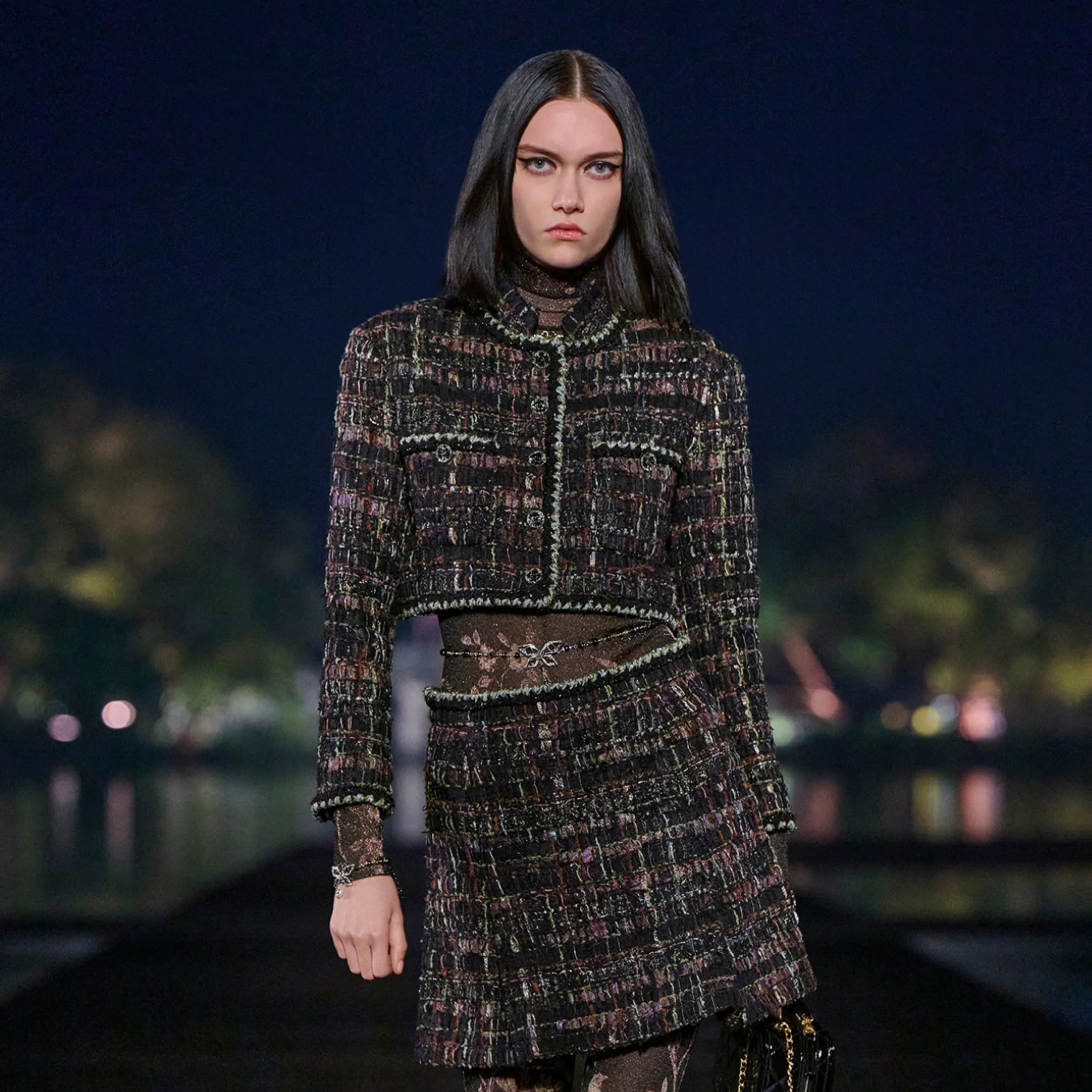 NIGO Chanel Women's Spring/Autumn Stand-up Collar Single-Breasted Short-Sleeved Cotton Twill Soft Wool Coat Jacket Ngvp #nigo2264