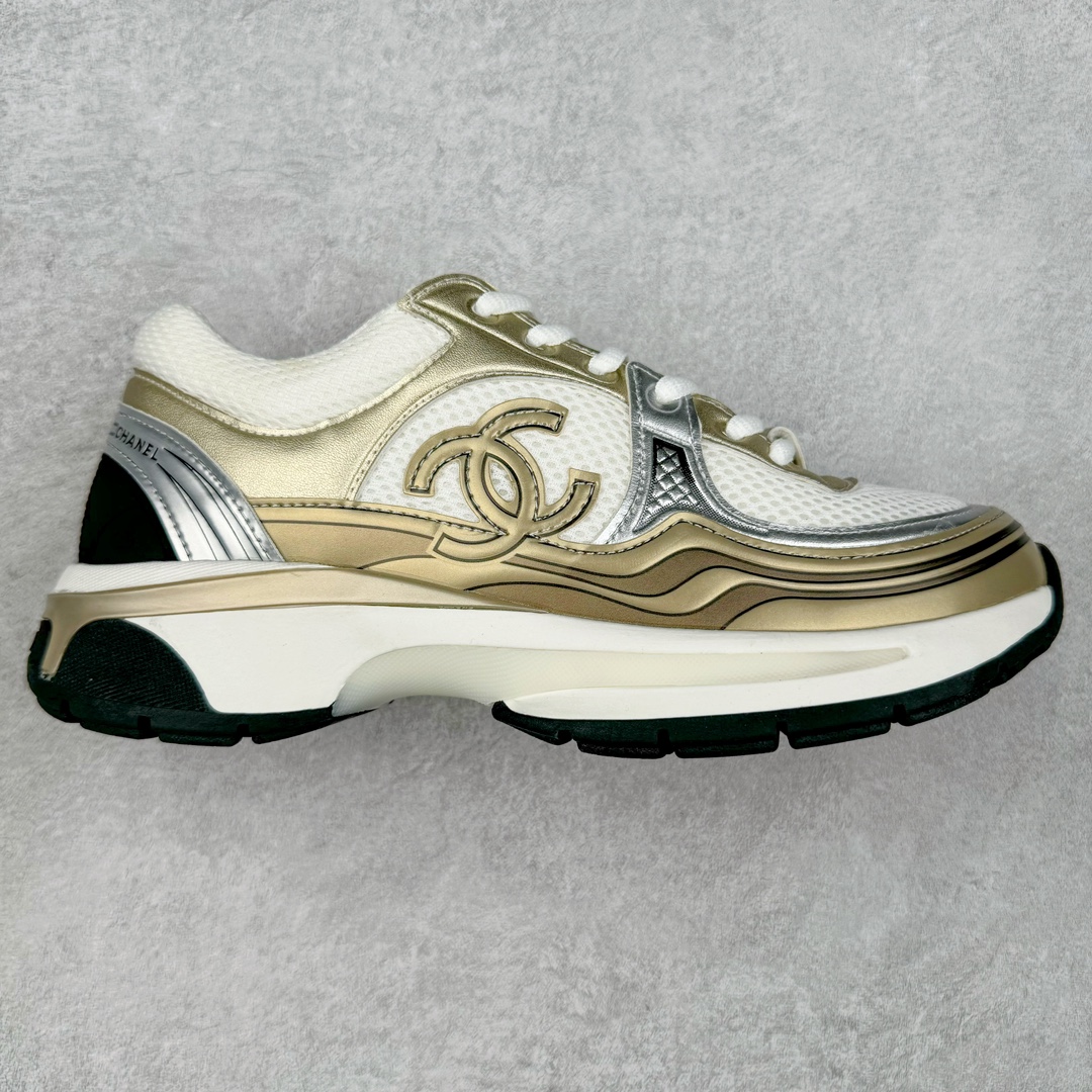 NIGO Chanel Women's Early Spring Vacation Clash Breathable Mesh Fashion Sneakers Trendy Logo Strappy Casual Shoes Sole Thickness:3.5cm #nigo81435