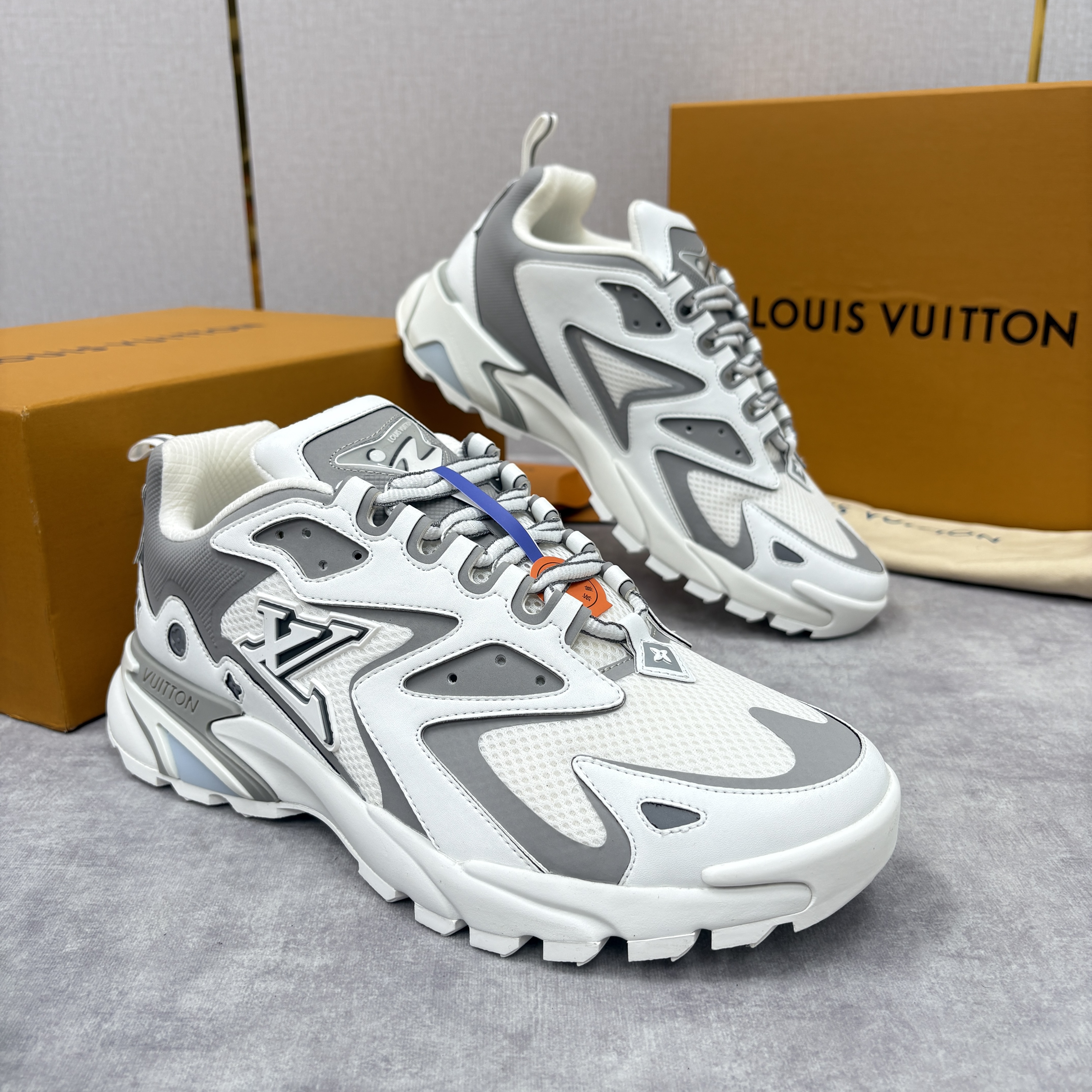 NIGO Louis Vuitton LV RUNNER TATIC Men's And Women's Spring/summer Casual Round Toe Lace Up Floral Logo Low Top Casual Sneakers Shoes #nigo78323