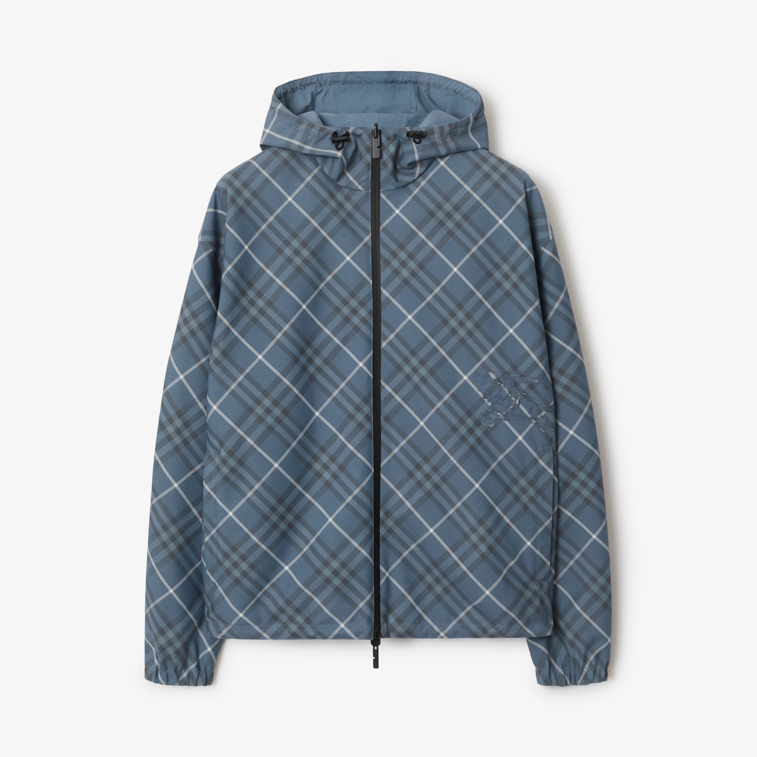 NIGO Burberry Men's Spring/Summer Casual Reversible Checkered Long-sleeved Hooded Drawstring Zipper Jacket #nigo78314