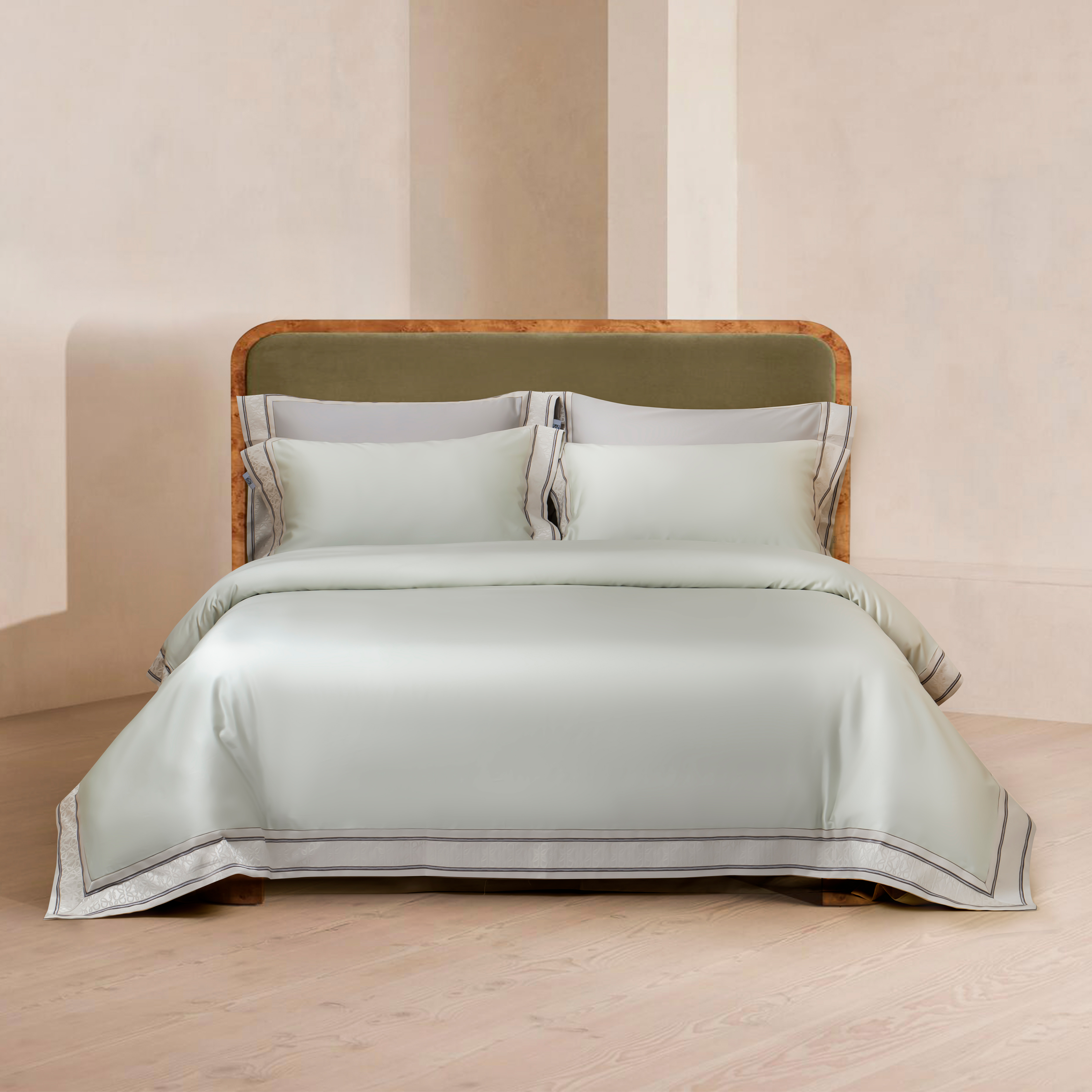 NIGO Loewe Paula's Ibiza Anagram Cotton Terry Bed Set Series Fashion Logo Striped Long-Staple Cotton Solid Color Duvet Cover, Sheet, and Pillowcase Four-Piece Home Furnishings Set Suit  Accessories #nigo81485