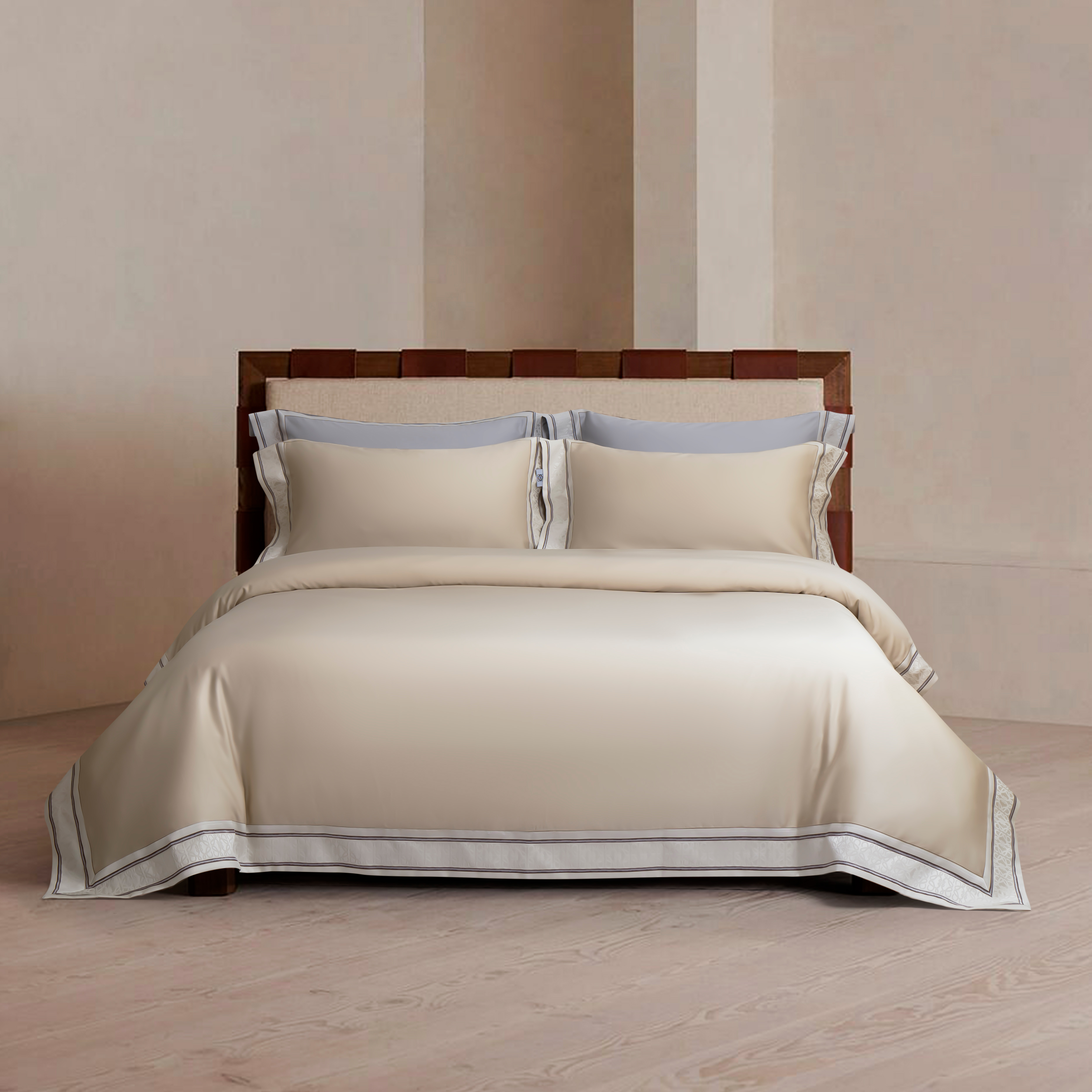 NIGO Loewe Paula's Ibiza Anagram Cotton Terry Bed Set Series Fashion Logo Striped Long-Staple Cotton Solid Color Duvet Cover, Sheet, and Pillowcase Four-Piece Home Furnishings Set Suit  Accessories #nigo81485