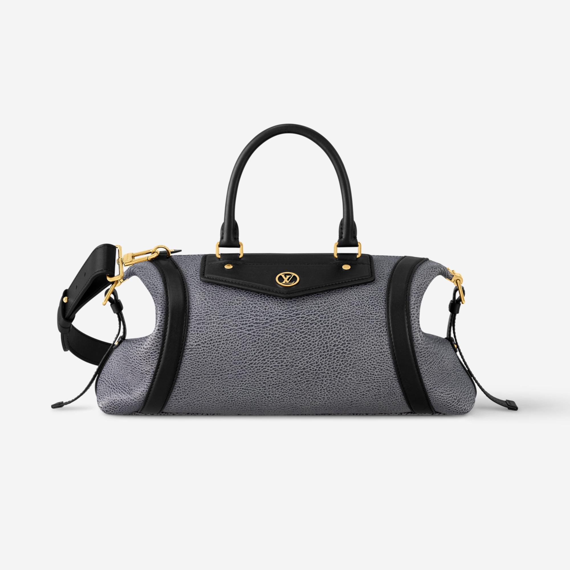 NIGO Louis Vuitton BIKER Women's Fashion Casual Metal Logo Badge Leather Adjustable Shoulder Strap Handbag Tote Bag Shoulder Bag Bags M26563 #nigo78348