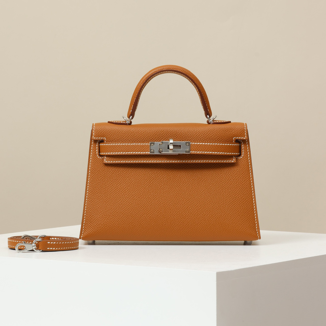 NIGO Hermes Women's Fashion Classic Mini Kelly Gold Buckle Cowhide Shoulder Bag Handbag Tote Bag Crossbody Bag Bags H071302CC37 #nigo78359