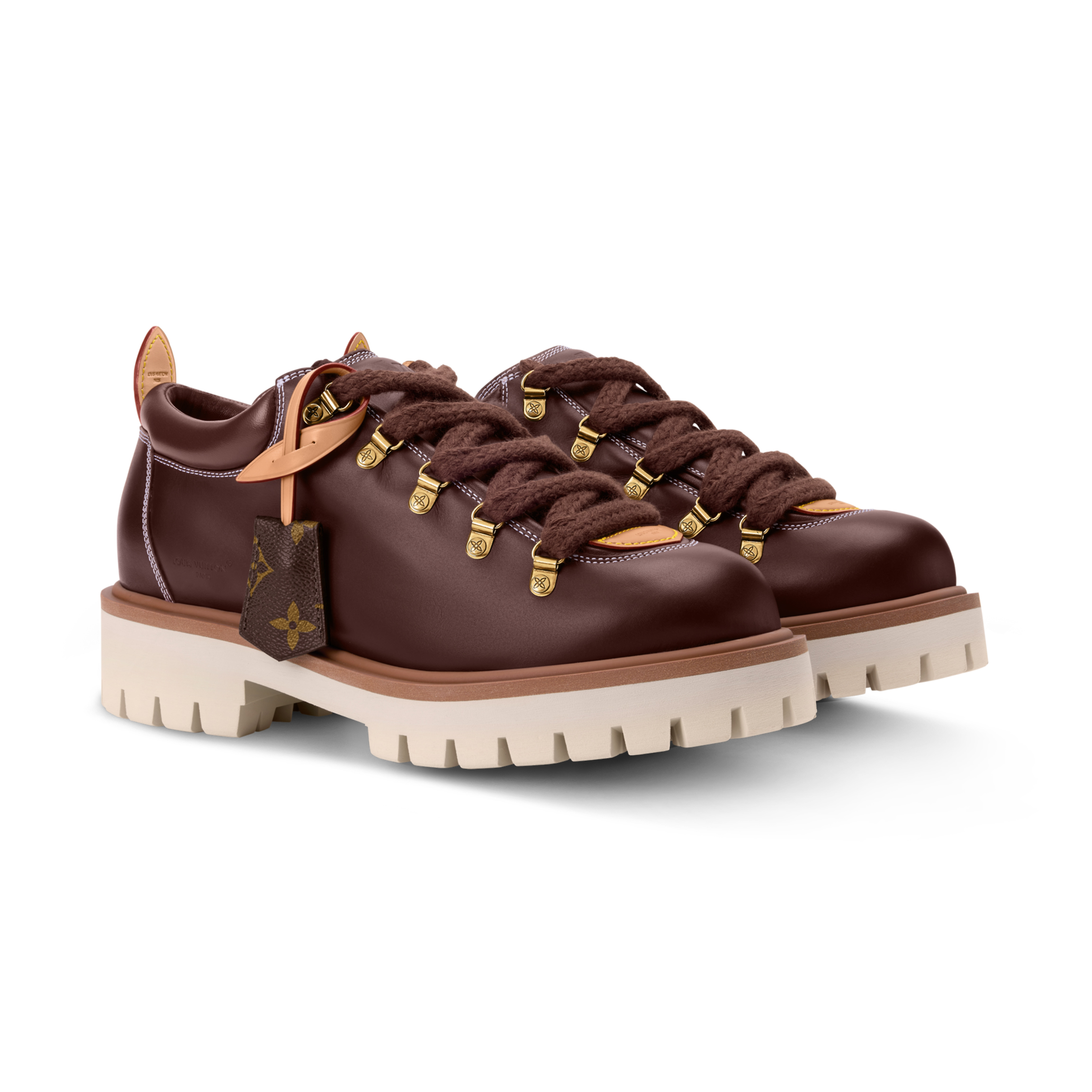 NIGO Louis Vuitton LV REMIX  Men's And Women's Spring/summer Fashion Casual Round Toe Lace Up Classic Printed Leather Casual Shoes Hiking Derby Shoes #nigo78382