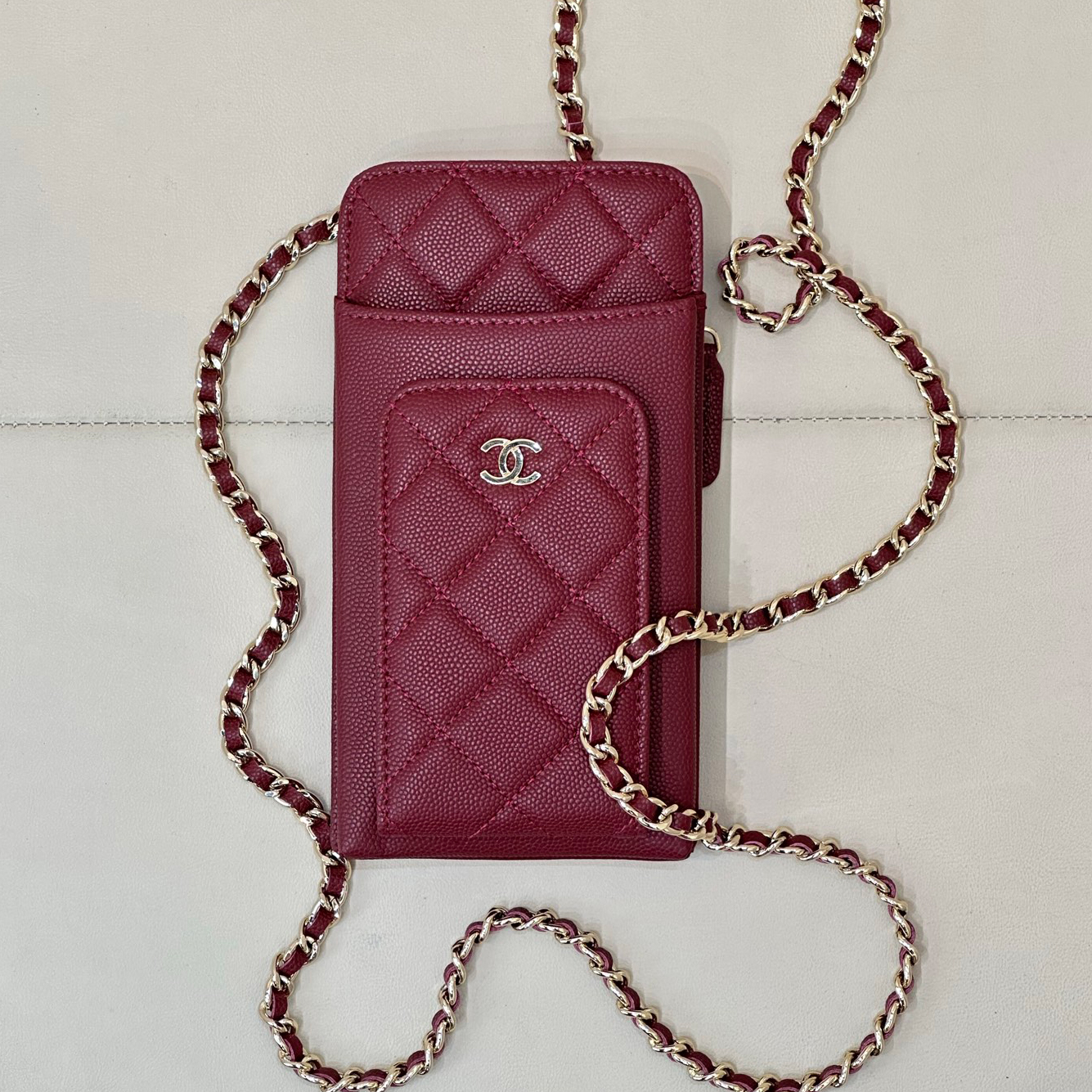NIGO Chanel Women's Fashion Casual Leather Chain Logo Mobile Phone Bag Coin Purse Card Holder Bag Bags #nigo78386