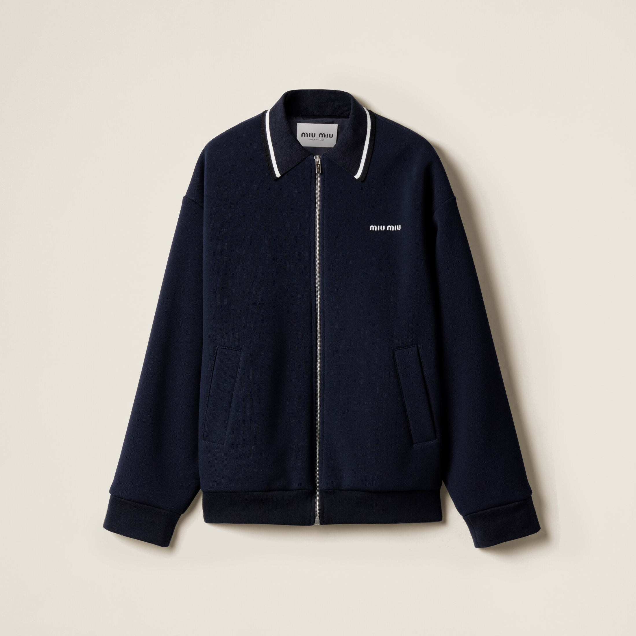 NIGO MiuMiu Men's and Women's Spring/Summer Fashion Casual Solid Color Collared Polo Neck Zipper Logo Letter Embroidered Jacket #nigo78397