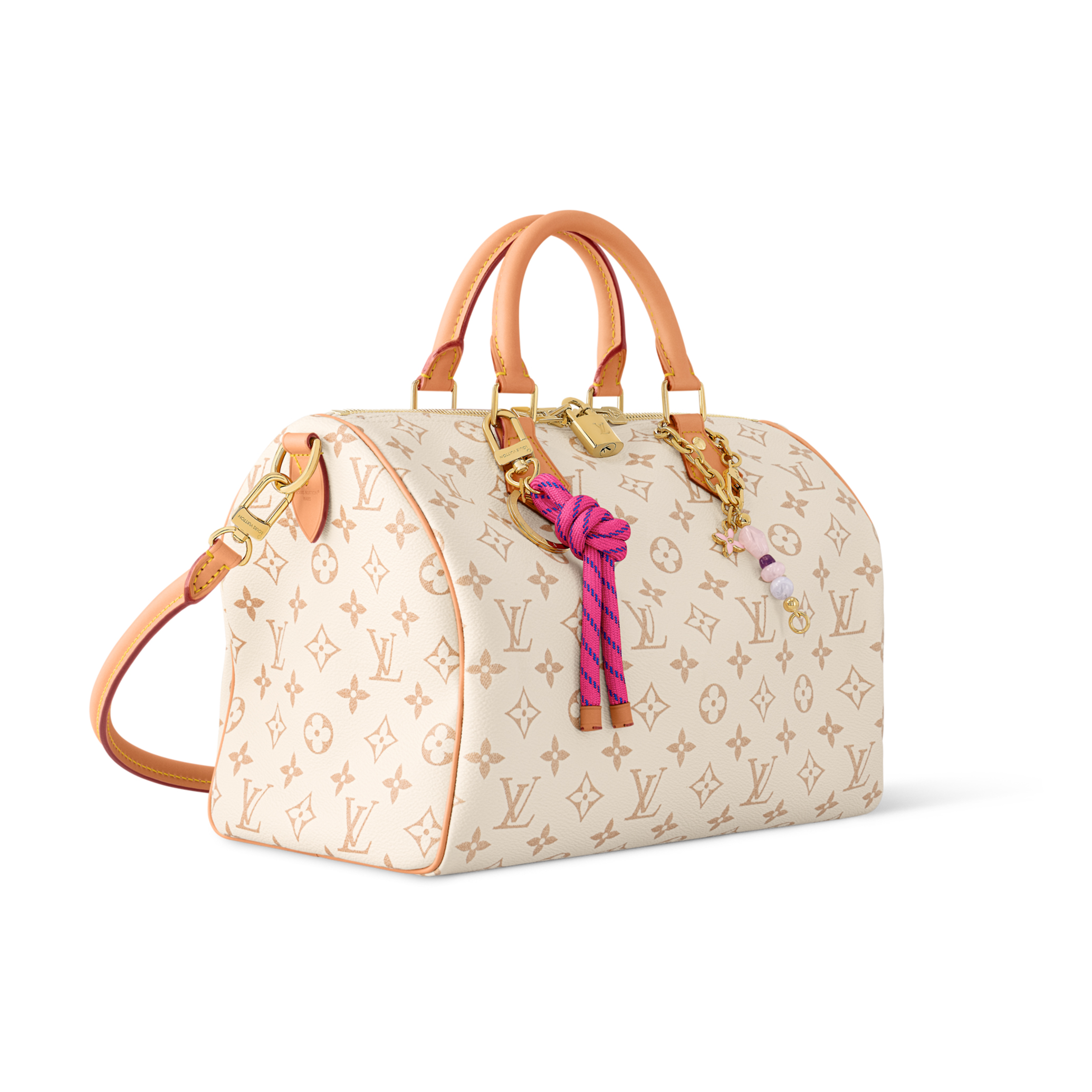 NIGO Louis Vuitton SPEEDY SOFT 30 LUCKY Women's Fashion Classic Logo Print Coated Canvas Shoulder Bag Handbag Crossbody Bag Bags M15108 #nigo78412