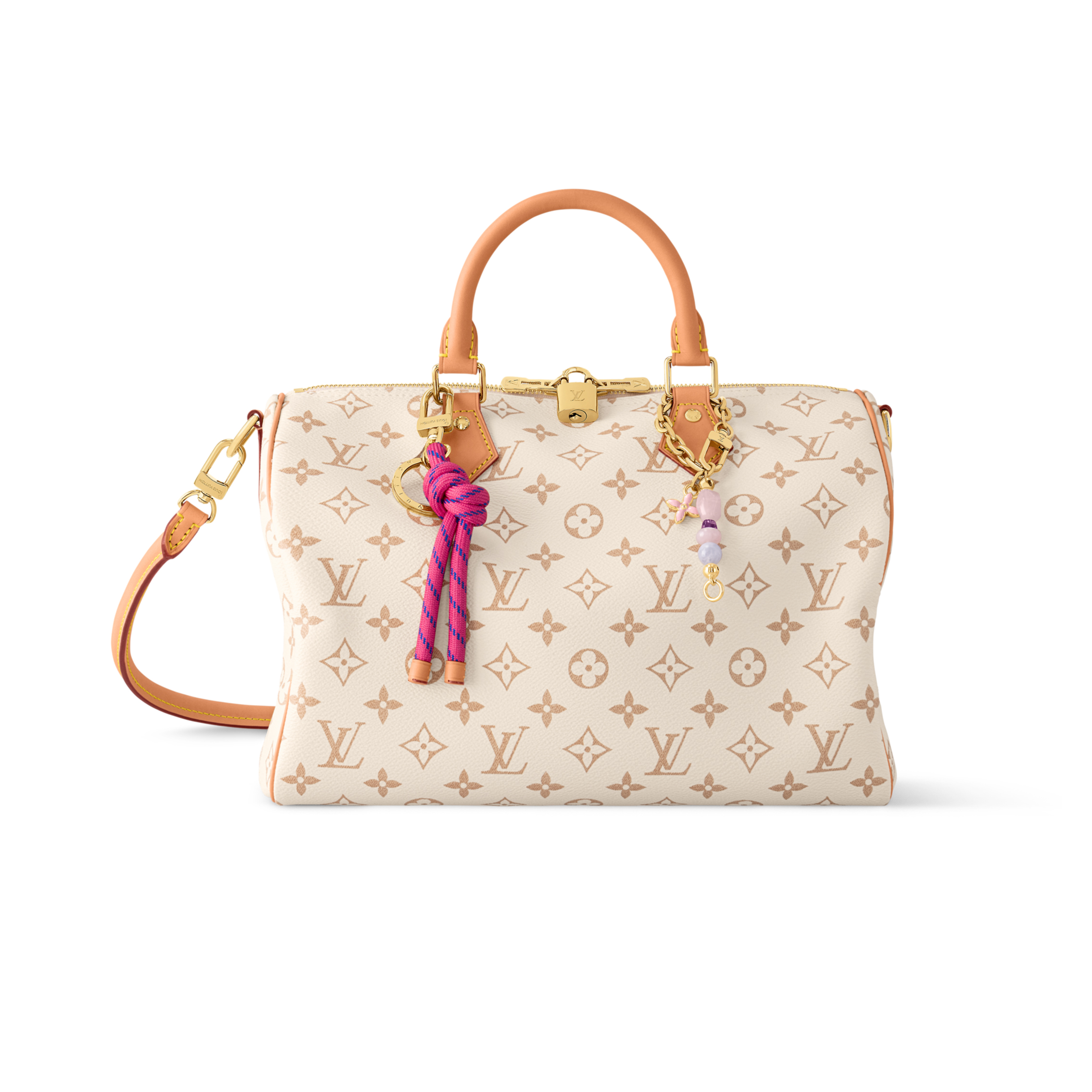 NIGO Louis Vuitton SPEEDY SOFT 30 LUCKY Women's Fashion Classic Logo Print Coated Canvas Shoulder Bag Handbag Crossbody Bag Bags M15108 #nigo78412