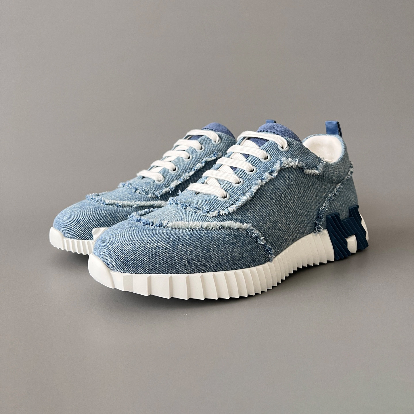 NIGO Hermes Bouncing Men's And Women's Spring/Summer Fashion Casual Round Toe Lace Up Low Top Canvas Casual Shoes #nigo78411