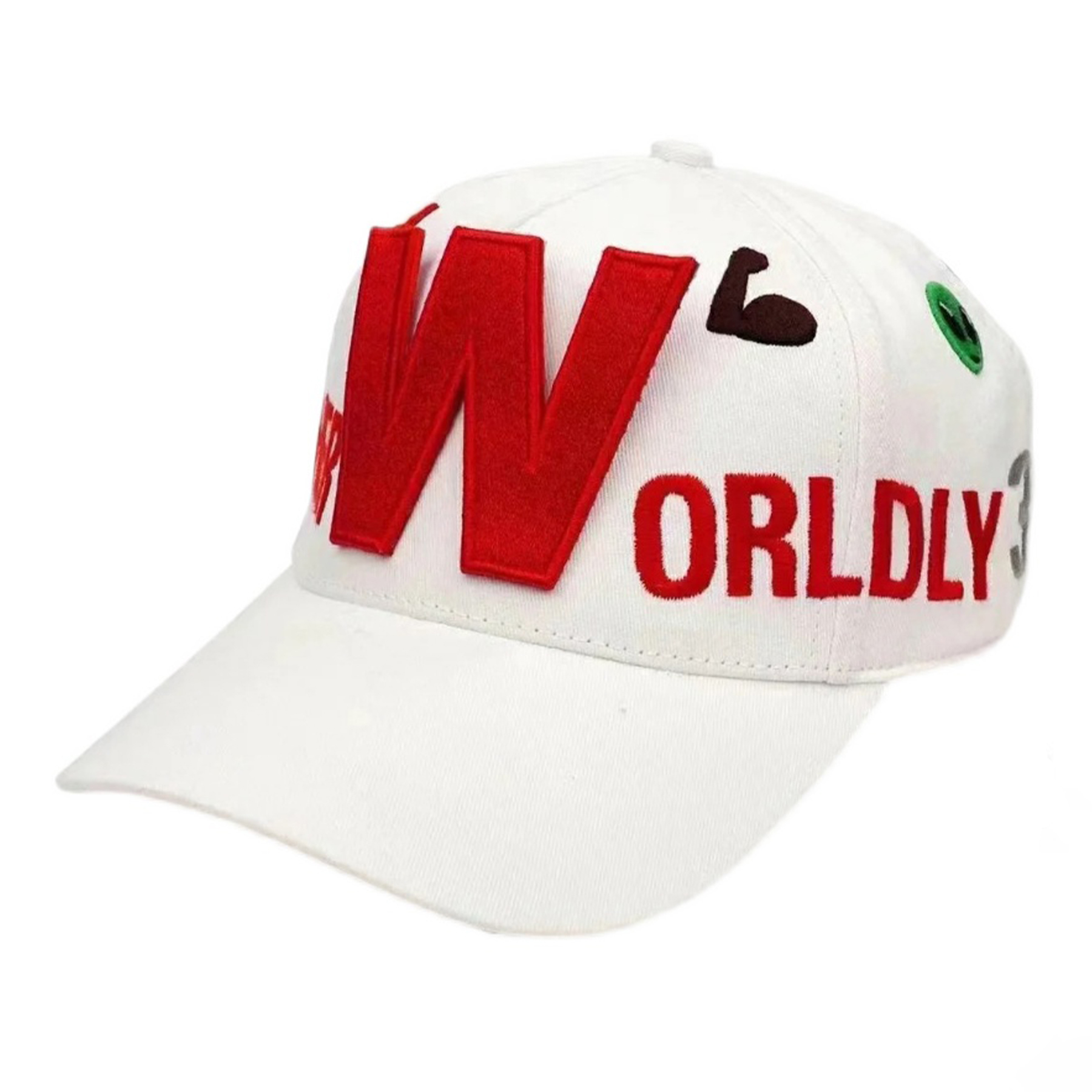 NIGO Walter Van Beirendonck Walter Van Beirendonck Rainbow Alien Stereo Baseball Cap W Letter Embroidered Duck Hat Accessories Ngvp #nigo2412