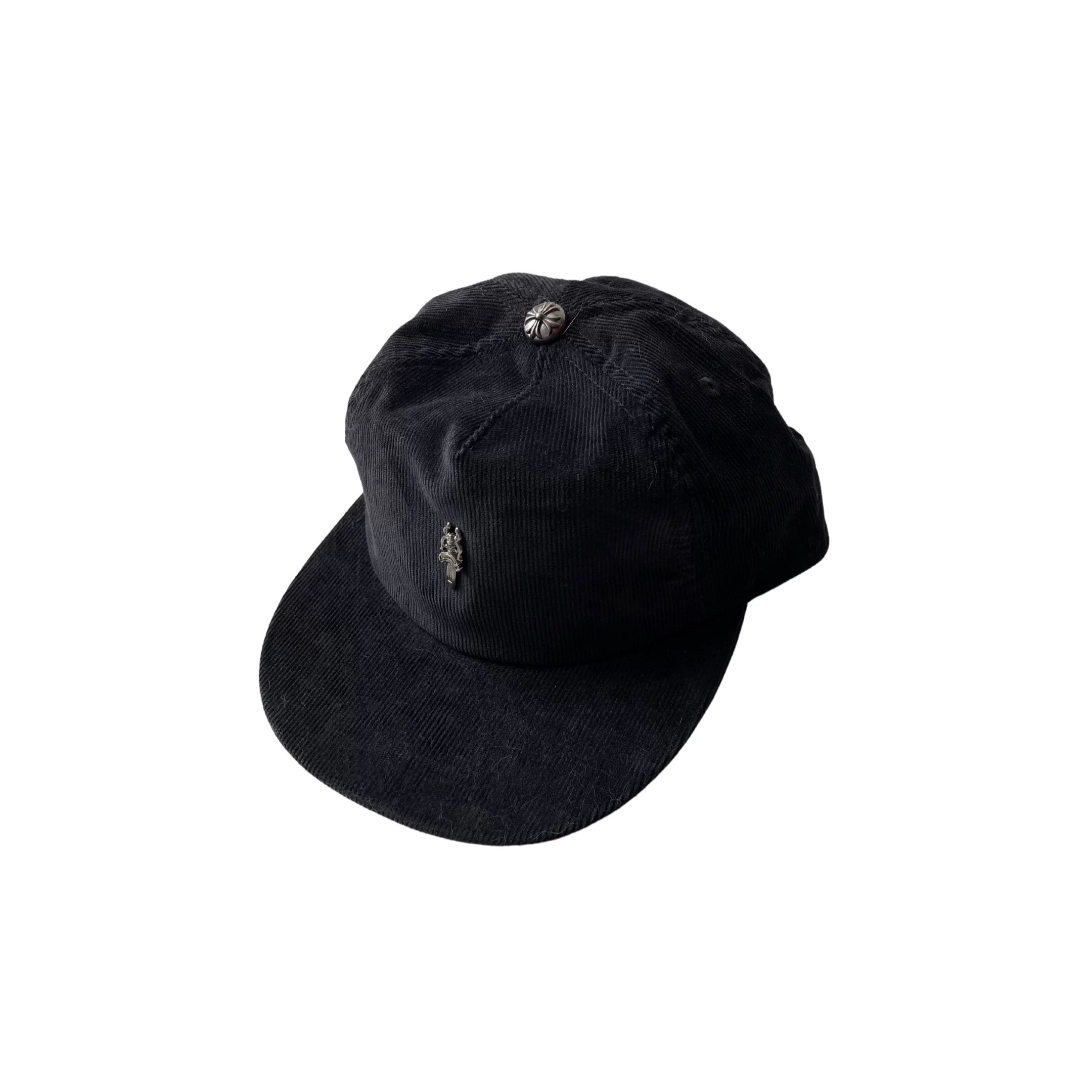 NIGO Chrome Hearts Men's And Women's Spring/summer Fashion Trends Solid Color Corduroy Dark Style Silver Buckle Sword Baseball Cap Duckbill Cap Hat Accessories #nigo78421