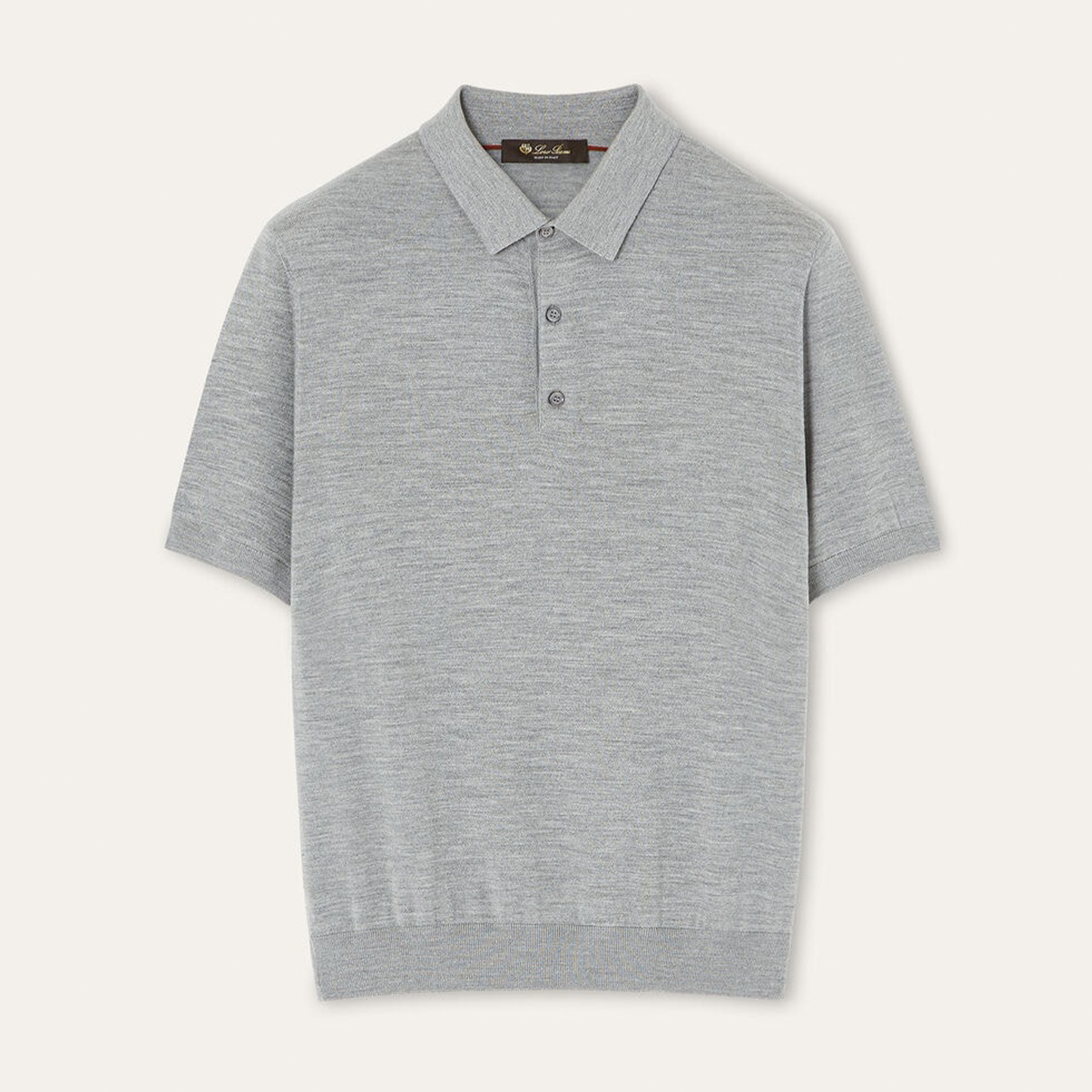 NIGO Loro Piana Men's Polo Shirt Solid Color Lapel Button Straight Knit T-shirt Fashion Casual Trend Comfortable T-shirt Ngvp #nigo2416