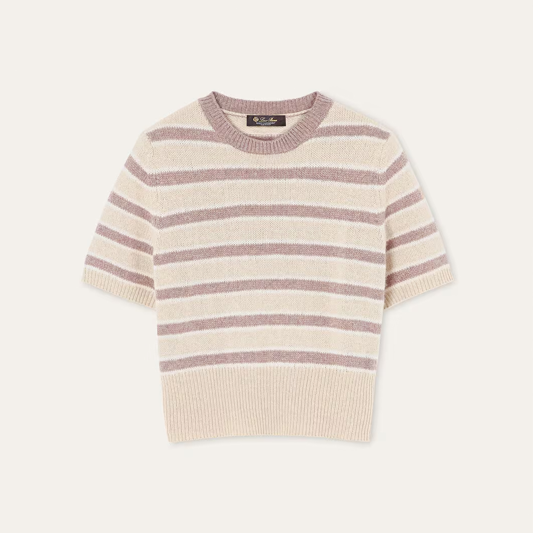 NIGO Loro Piana Fobello Women's Round Neck Top Knitted Striped Fashion Casual Elegant Pullover Knit Sweater T-shirt Top Ngvp #nigo2234