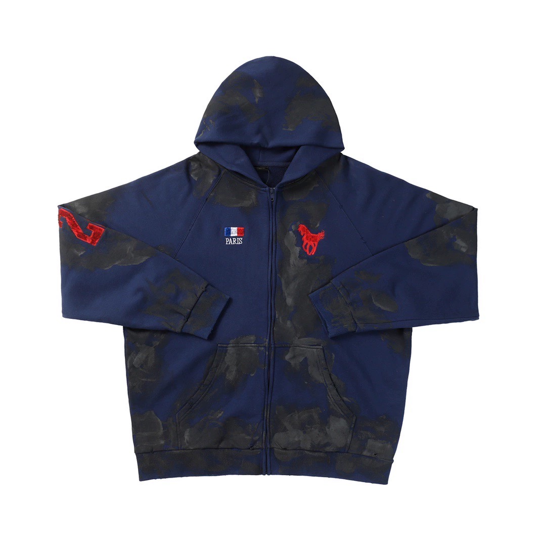 NIGO Balenciaga Men's Women's Spring and Autumn Fashion Retro Old Embroidery Casual Hooded Sweatshirt Ngvp #nigo2421