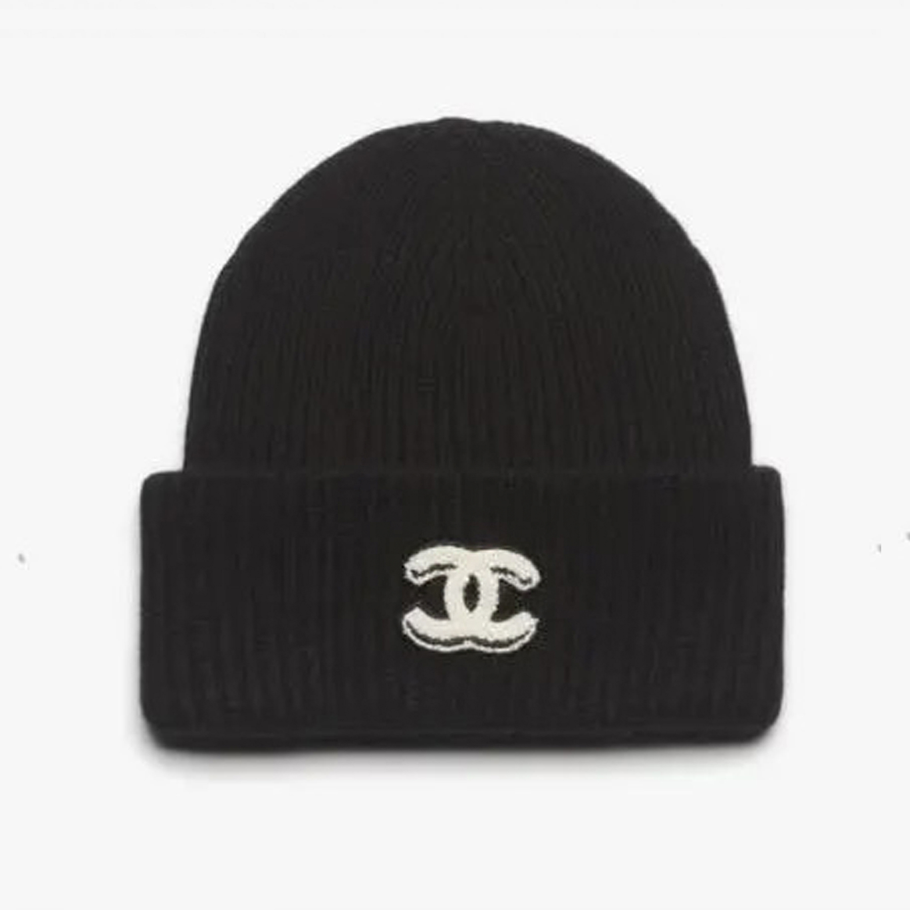 NIGO Chanel Women's Autumn And Winter Jacquard Knitted Logo Warm Cap Solid Color Fashionable And Elegant Embroidery Cap Accessories #nigo81445