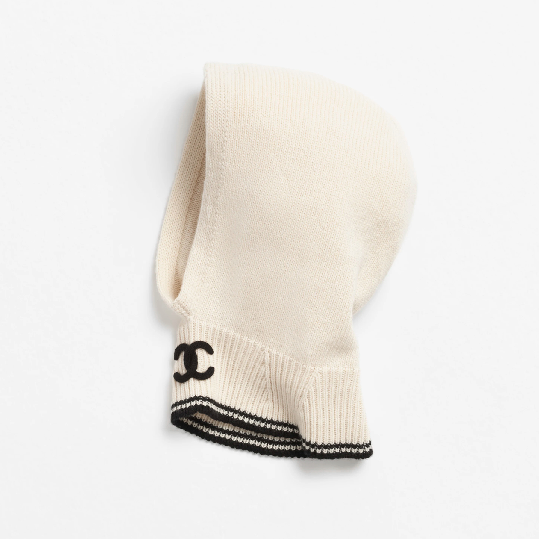 NIGO Chanel Baraclava Hat Striped Clashing Letters Embroidered Knit Neckwear Hat Cap Fashion Trend Accessories Knitted  #nigo81444