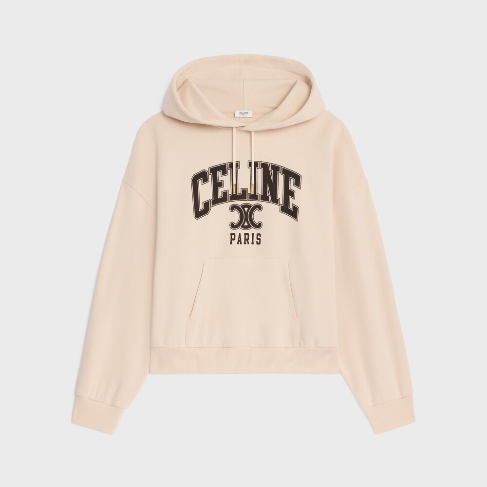 NIGO Celine Women's Fall/winter Fashion Casual Oversized Hooded Sweatshirt With Flocked Letter Double C Logo Hooded Sweatshirt #nigo78456