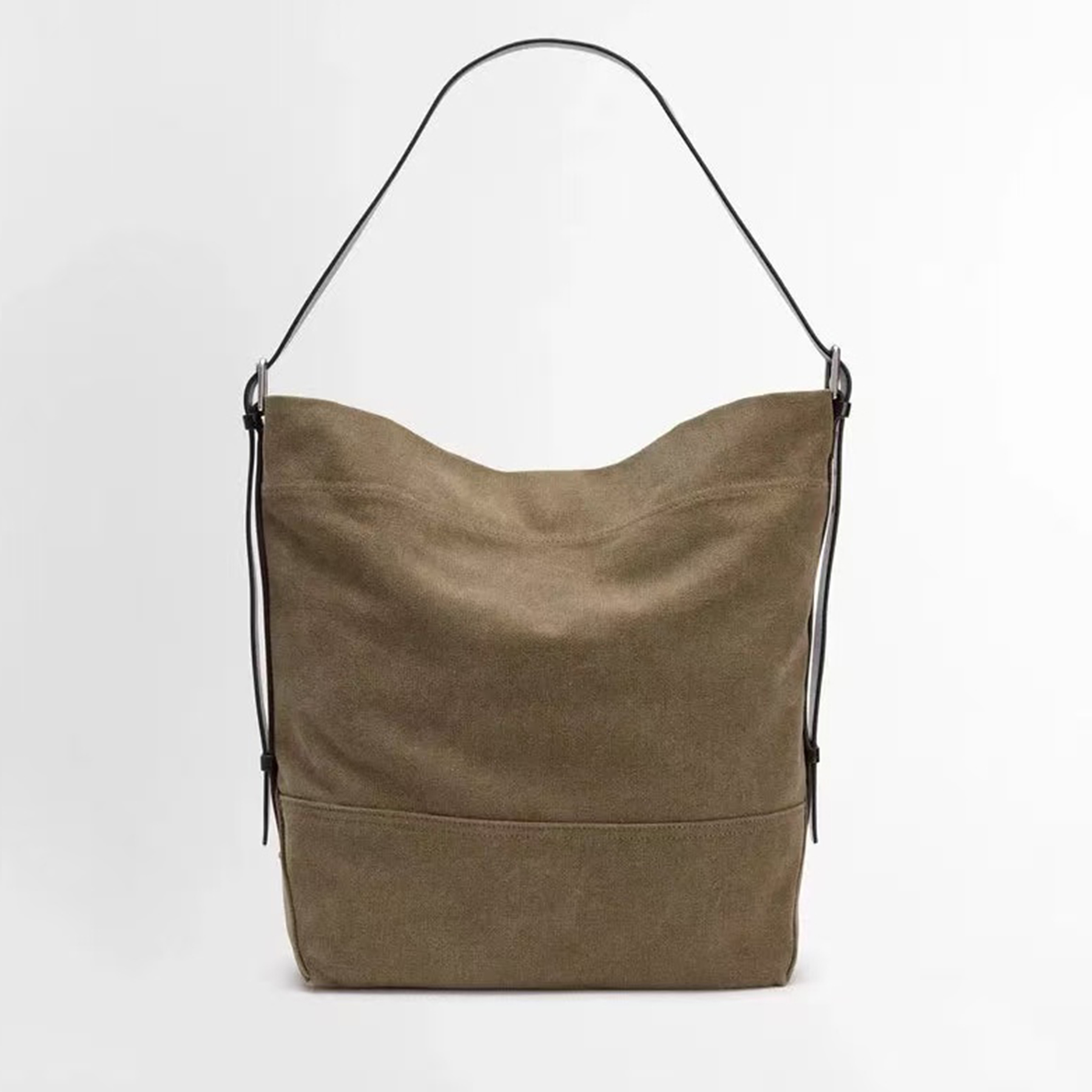 NIGO Lemaire Women's Canvas Adjustable Shoulder Strap Tote Bag Fashion Trend High Street Cowboy Splicing Large Capacity Handbag Shoulder Bag Ngvp #nigo2432