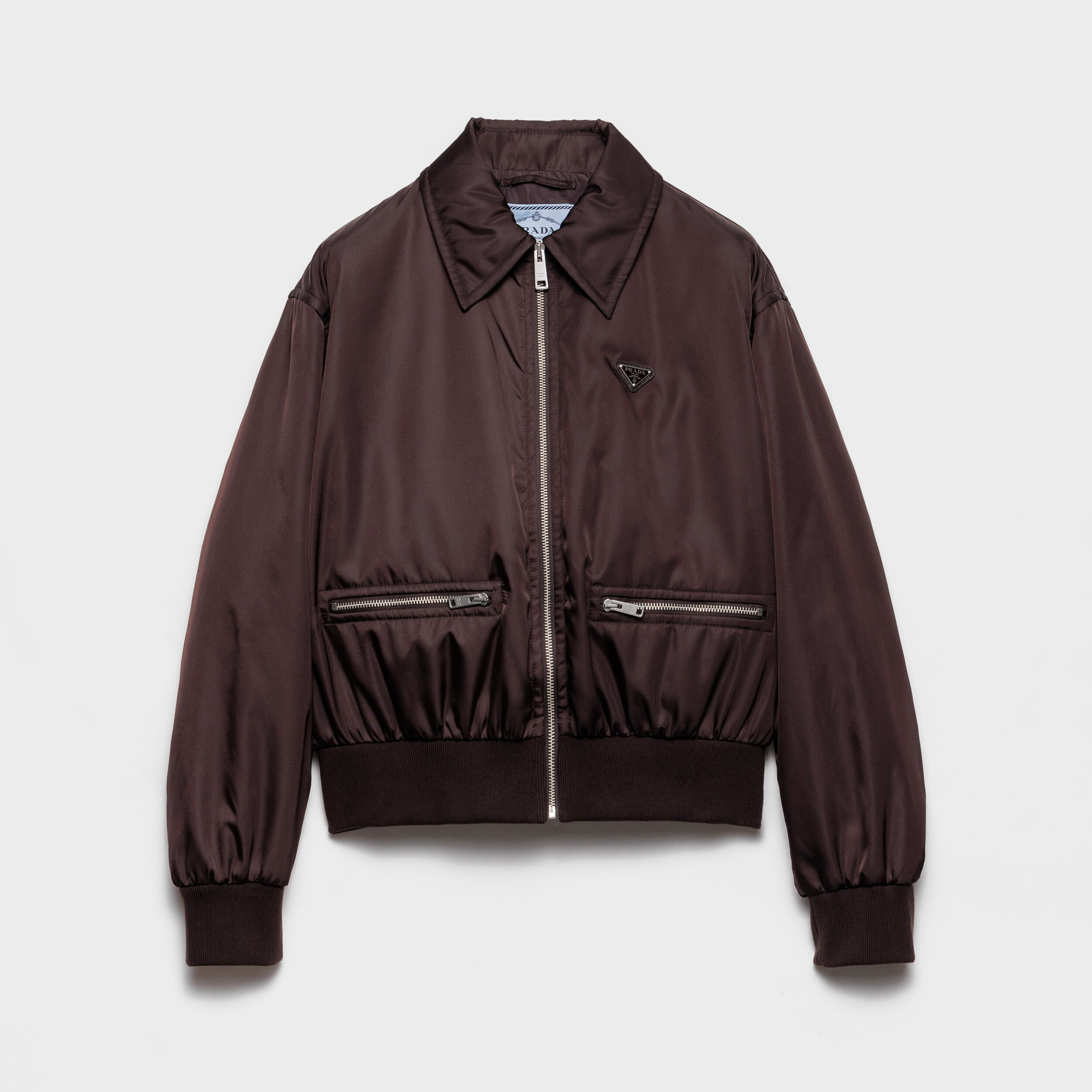 NIGO Prada Men's And Women's Spring/Fall Fashion Casual Solid Color Zipper Pocket Collared Long Sleeve Jacket #nigo78485