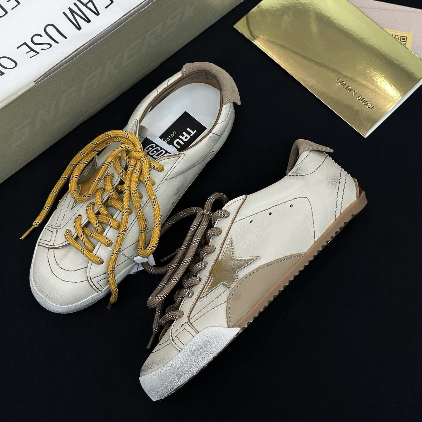 NIGO Golden Goose Men's and Women's Spring/Fall Fashion Casual Round Toe Lace Up Low Top Star Print Thin Sole Sneakers Casual Shoes Shoes #nigo78525