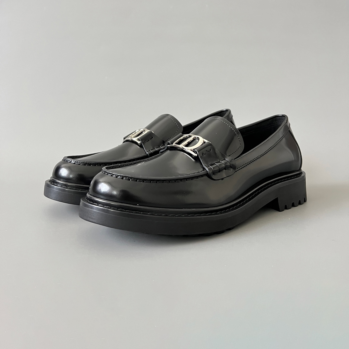 NIGO Dior  Men's Spring/Fall Fashion Classic Solid Color Leather Round Toe Slip On Casual Shoes #nigo78526