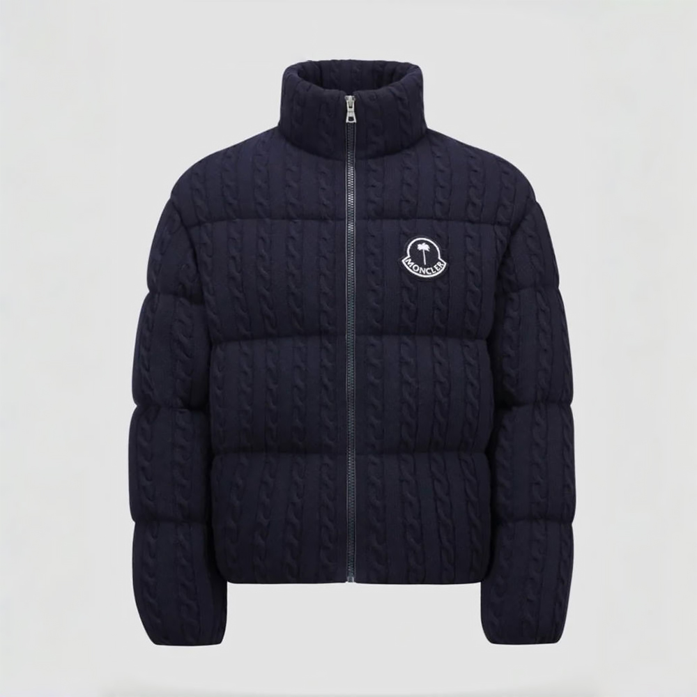 NIGO Moncler Men's & Women's Fall/Winter Logo Stand Collar Solid Color Zipper Long Sleeve Slim Fit Puffer Down Jacket #nigo81529