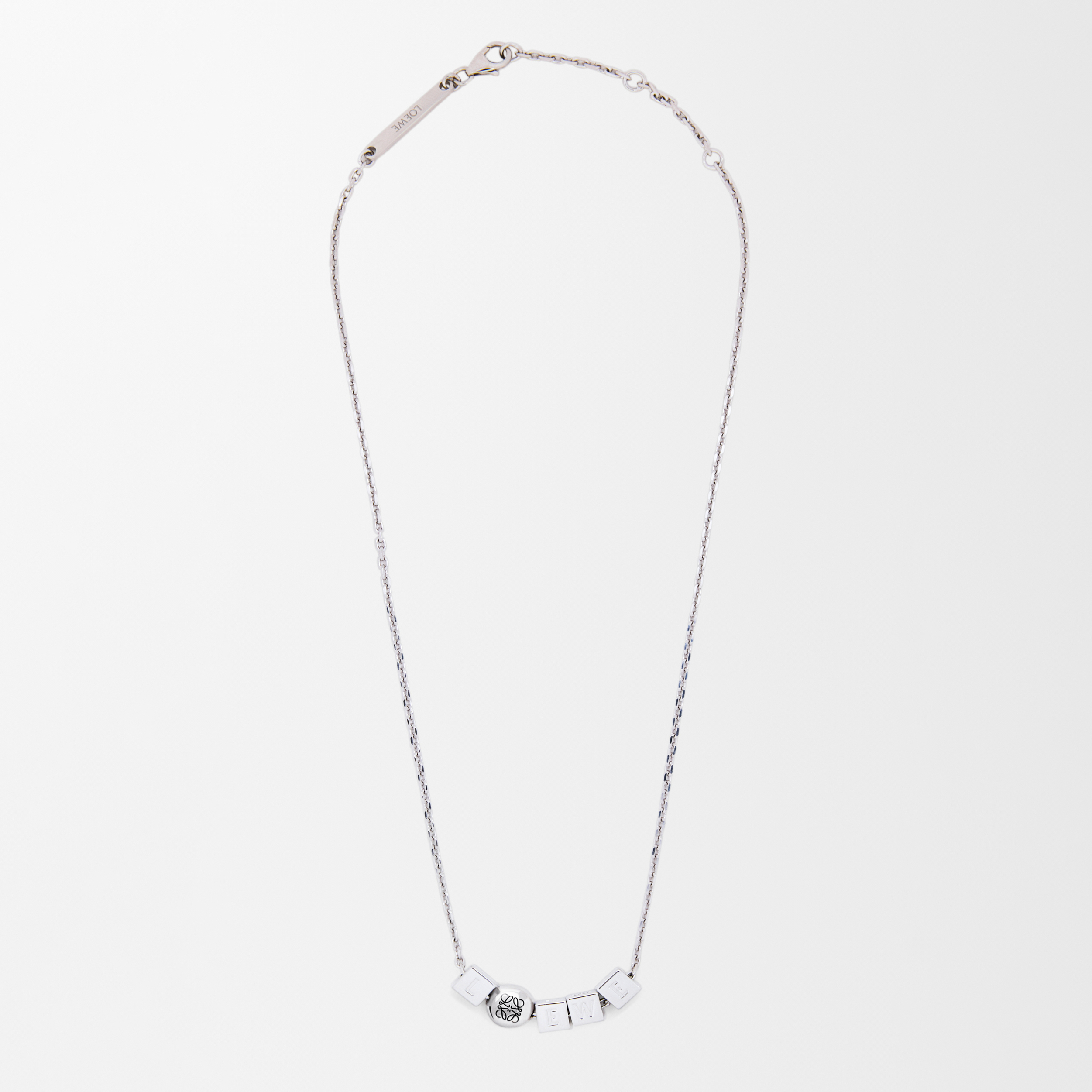 NIGO Loewe Women's Fashion Classic Cube Engraved Diamond Shaped Buckle Minimalist Necklace Bracelet Jewelry Accessories #nigo78551