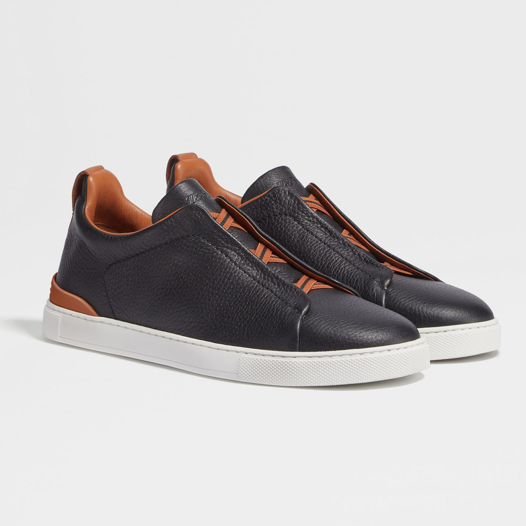 NIGO Ermenegildo Zegna TRIPLE STITCH™ SECONDSKIN Luxury Casual Shoes Men's All-Season Genuine Leather Fashion Footwear Lace-Free Comfort Shoes #nigo81456
