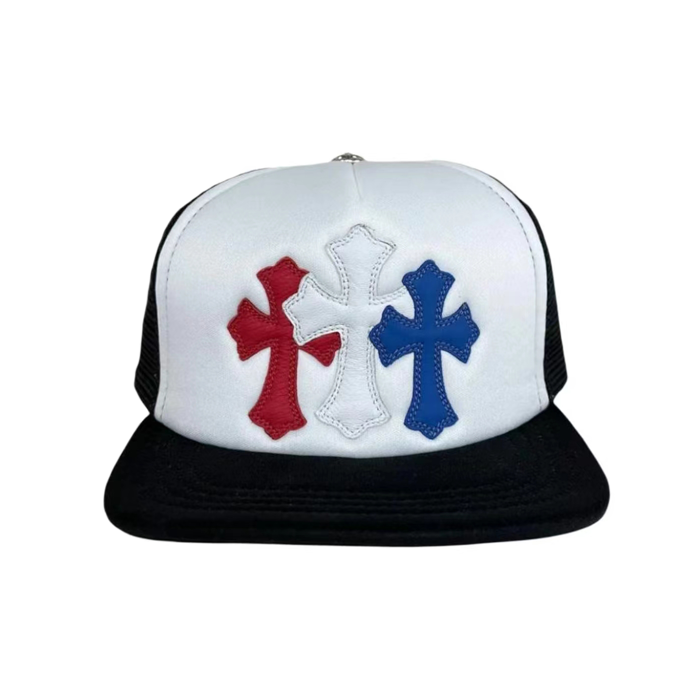 NIGO Chrome Hearts Men's And Women's Spring/fall Fashion Casual Leather-trimmed Cap With Silver Buckle Baseball Cap With Visor Hats  Accessories #nigo78542