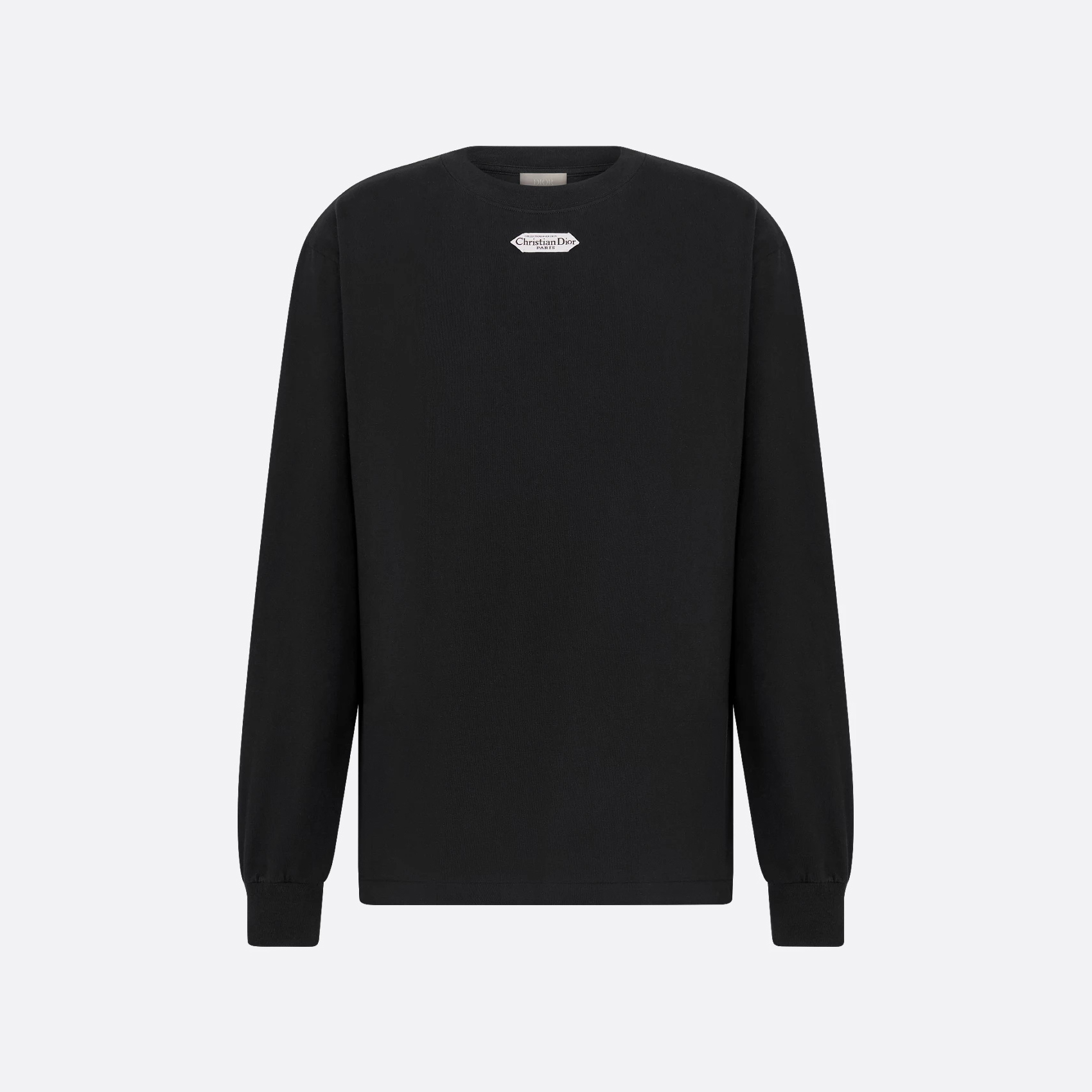 NIGO Dior Men's Spring/Fall Fashion Casual Solid Color Crew Neck Loose Fit Long Sleeve Cotton Plain Weave Knit Fabric Long Sleeve Sweatshirt #nigo78565