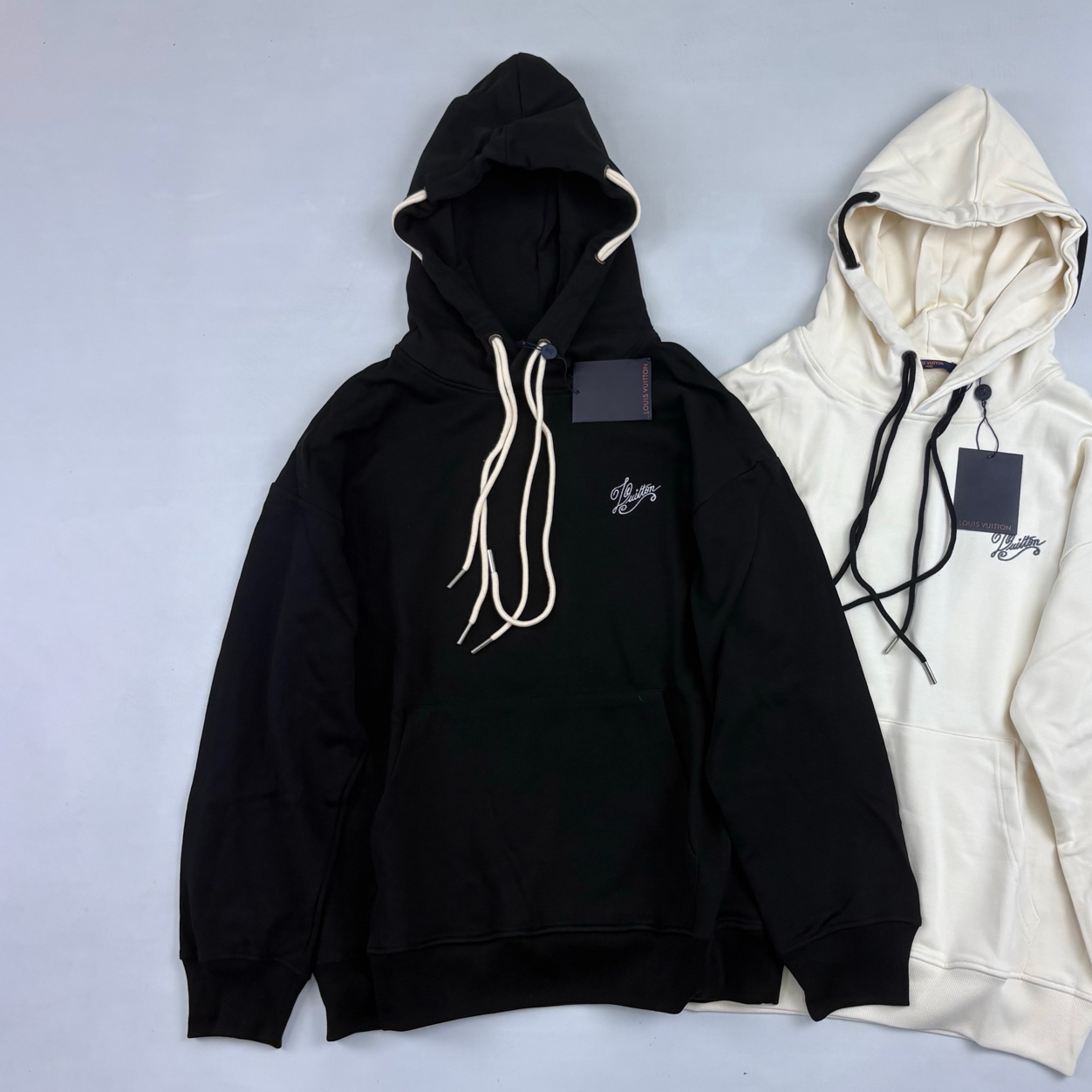 NIGO Louis Vuitton Men's And Women's Spring/Fall Fashion Casual Solid Color Cotton Knit Hoodie With Logo Embroidery Sweatshirt #nigo78567
