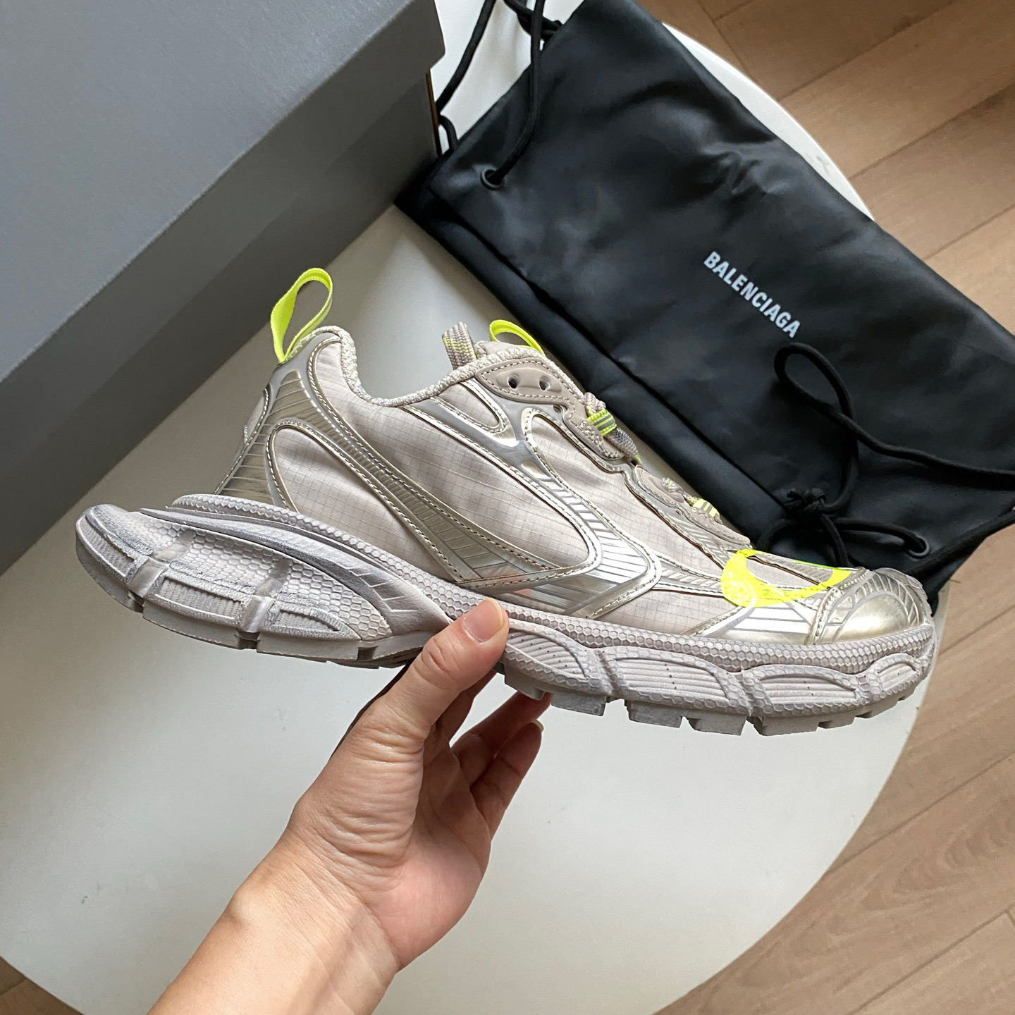 NIGO Balenciaga Men's And Women's Fashion Casual Round Toe Lace Up Sneakers 3XL Distressed Finish Low Top Sneakers Casual Shoes #nigo78568