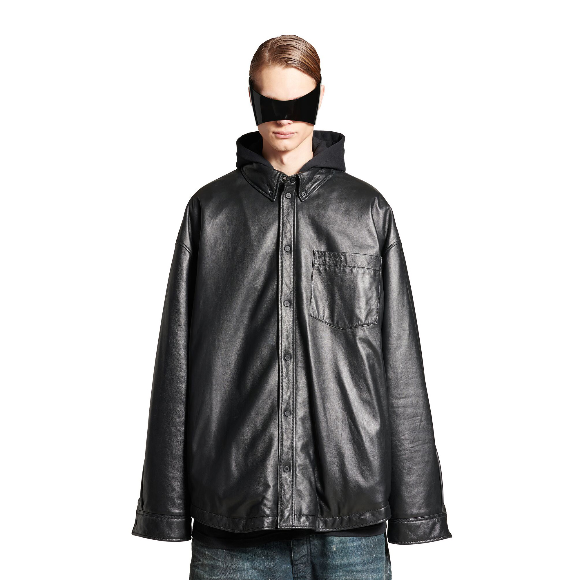 NIGO Balenciaga Men's And Women's Spring/Fall Fashion Casual Solid Color Logo Embroidered Hooded Oversized Zipper Long Sleeve Jacket Outerwear Jacket #nigo78576