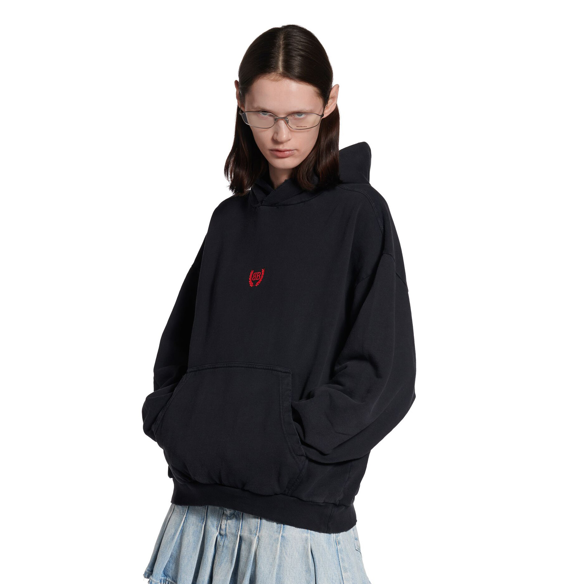 NIGO Balenciaga LAUREL CLASSIC HOODIE Men's And Women's Spring/Fall Fashion Casual Solid-Color Hooded Long Sleeve Sweatshirt #nigo78577