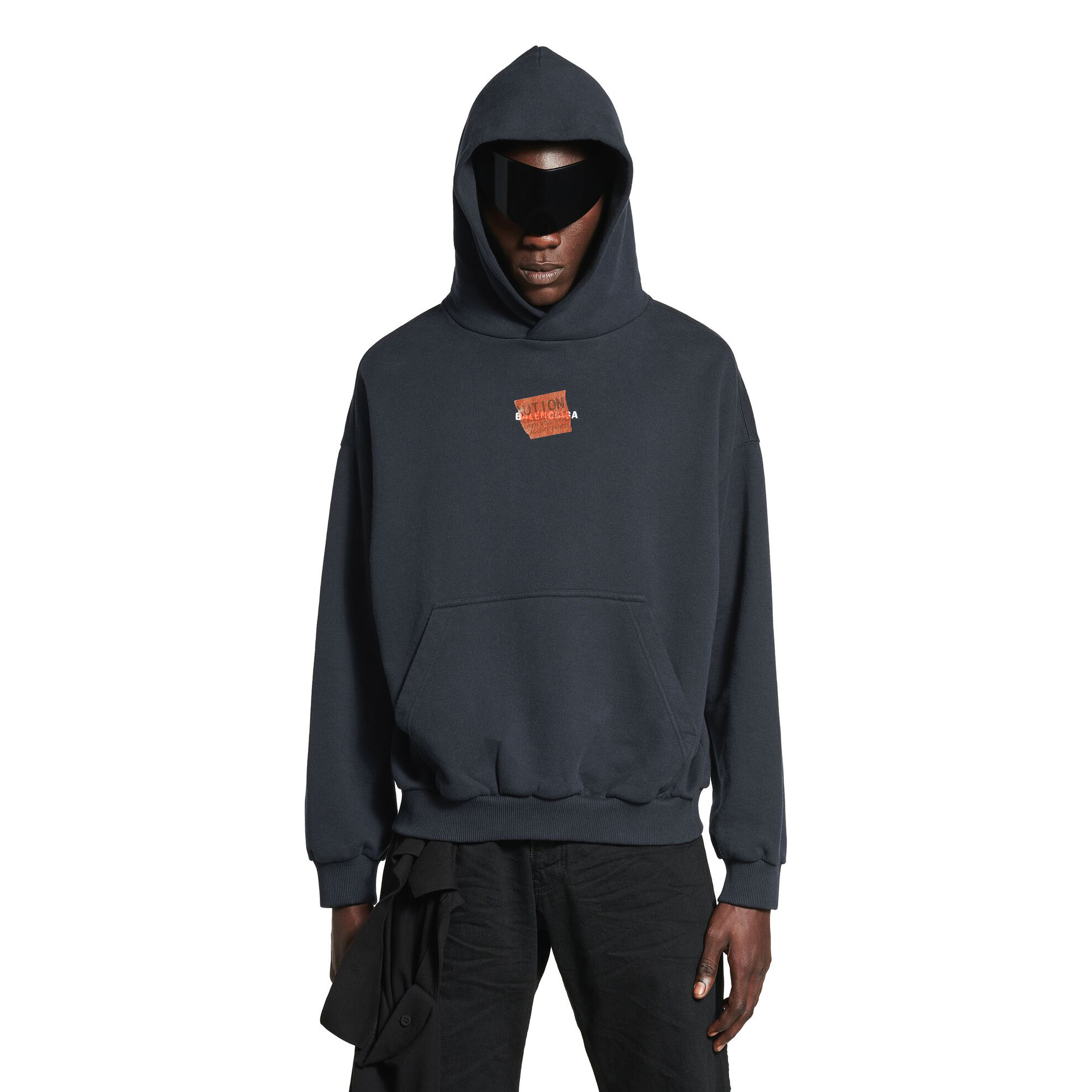 NIGO Balenciaga ﻿TAPED BALENCIAGA BACK HOODIE Men's And Women's Spring/Fall Fashion Casual Letter Embroidered Tape Hoodie Long Sleeve Sweatshirt #nigo78578