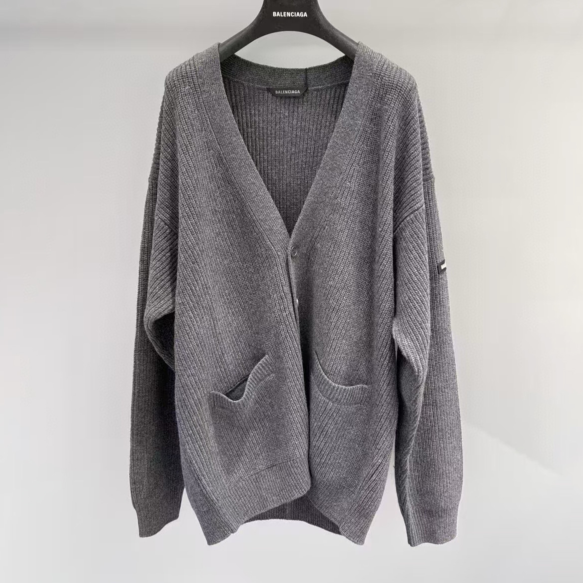NIGO Balenciaga Men's And Women's Spring/fall Fashion Casual V-neck Single Button Wool Knit Cardigan #nigo78622