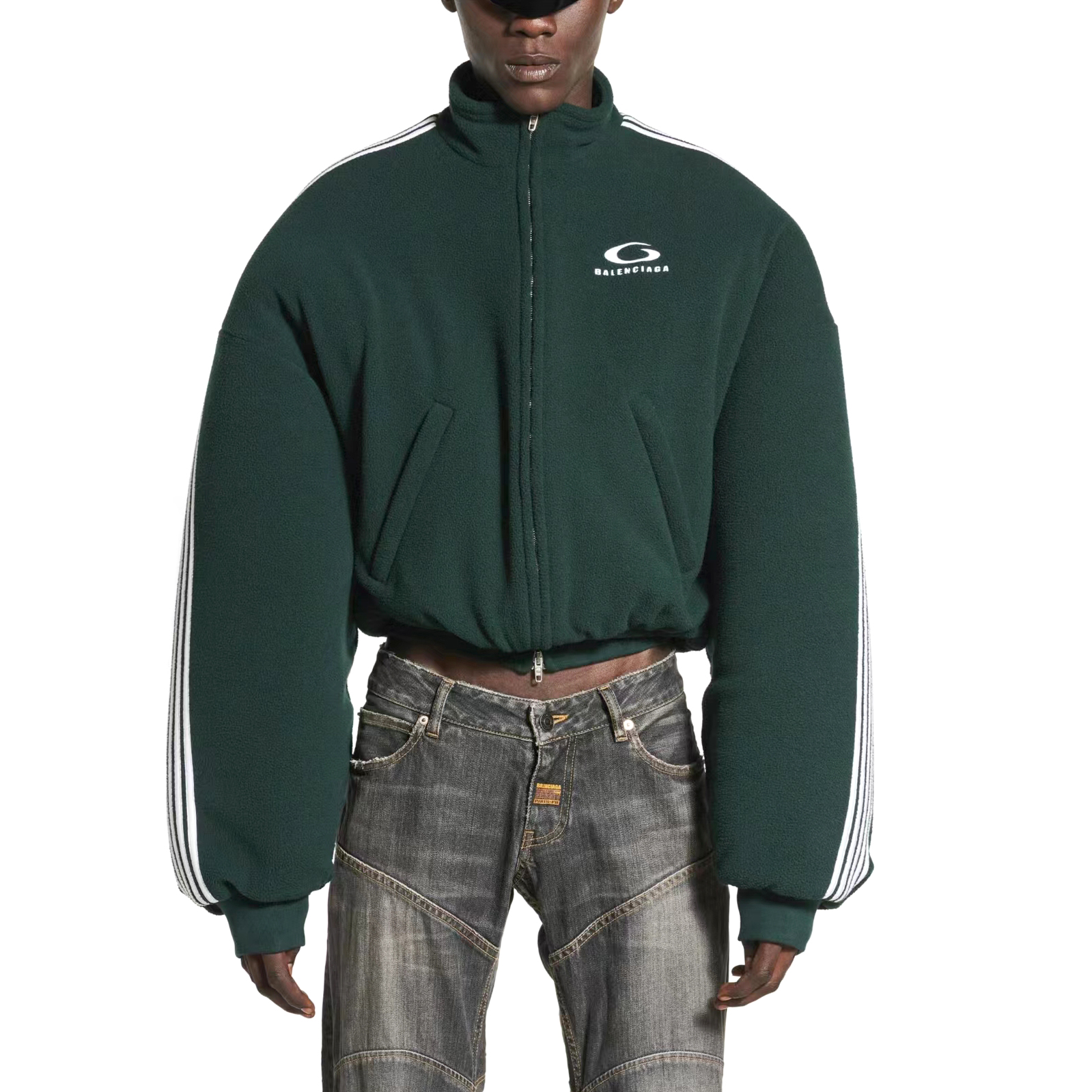 NIGO Balenciaga  Men's And Women's Fall/Winter Casual Fashion Ring Letter Color Block Zipper Jacket #nigo78585