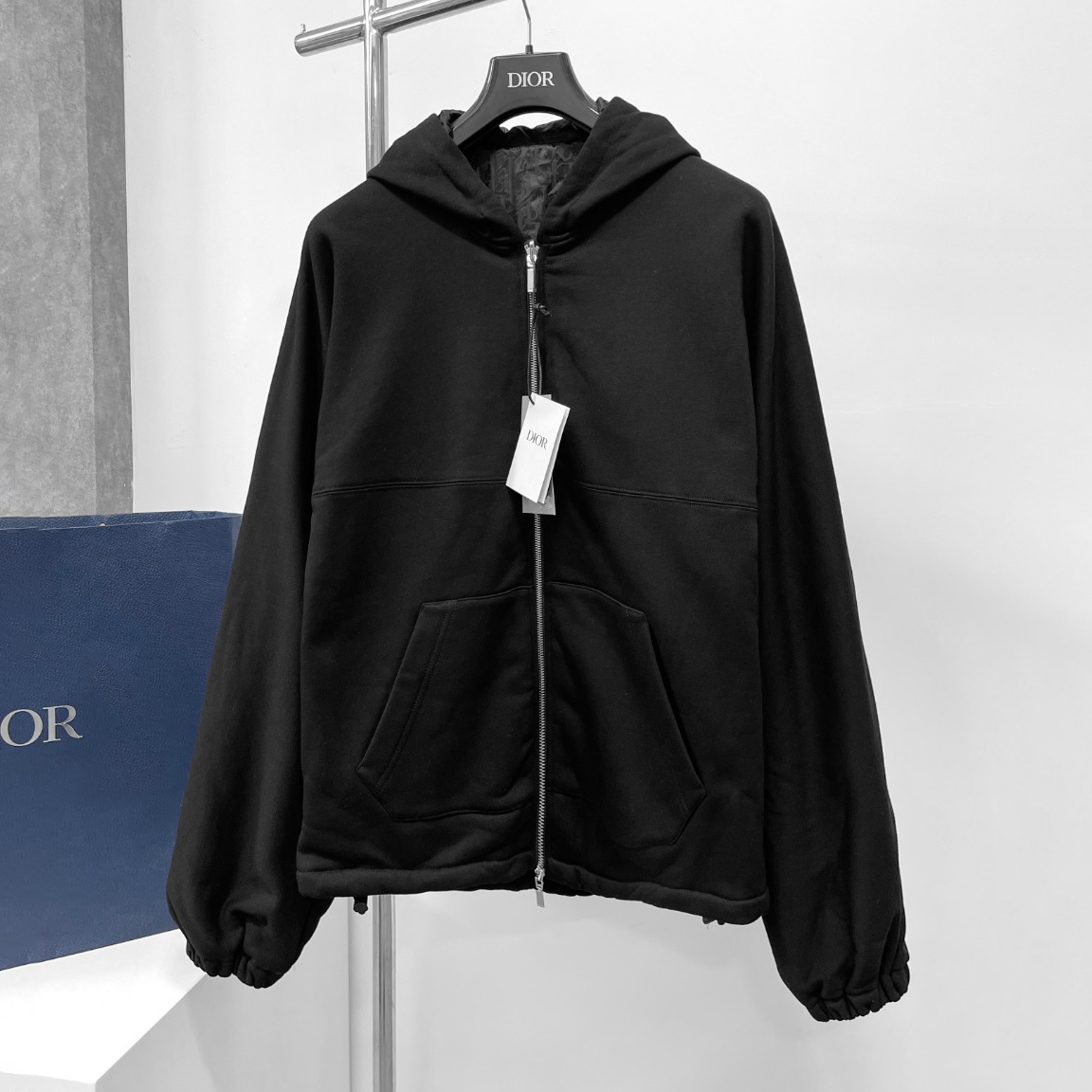 NIGO Dior Men's Fashion Casual CD Double Sided Hooded Zipper Long-Sleeve Sports Jacket #nigo78595