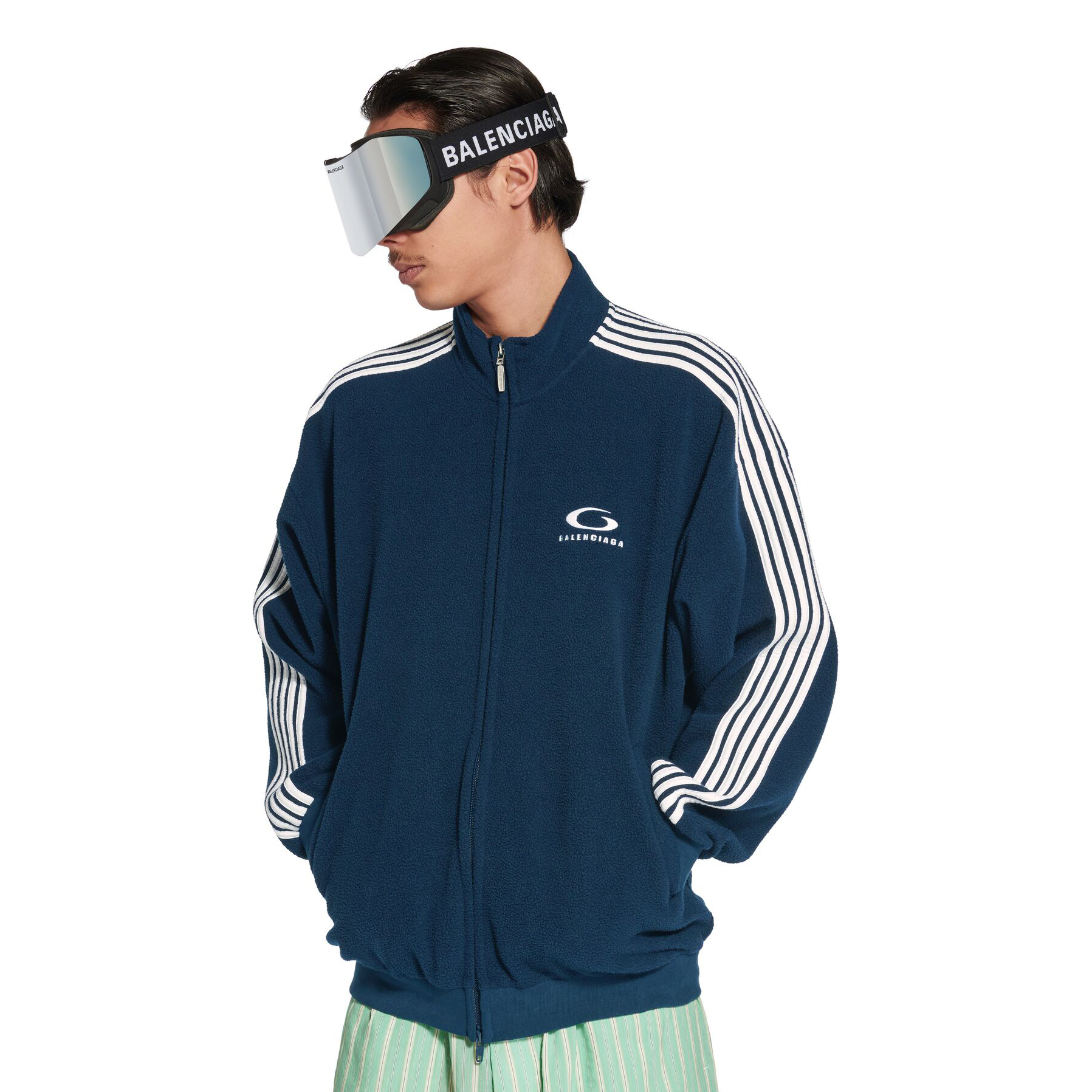 NIGO Balenciaga LOOP SPORTS ICON   Men’s Spring/Fall Casual Fashion Stand Collar Zipper Long Sleeve Jacket #nigo78584