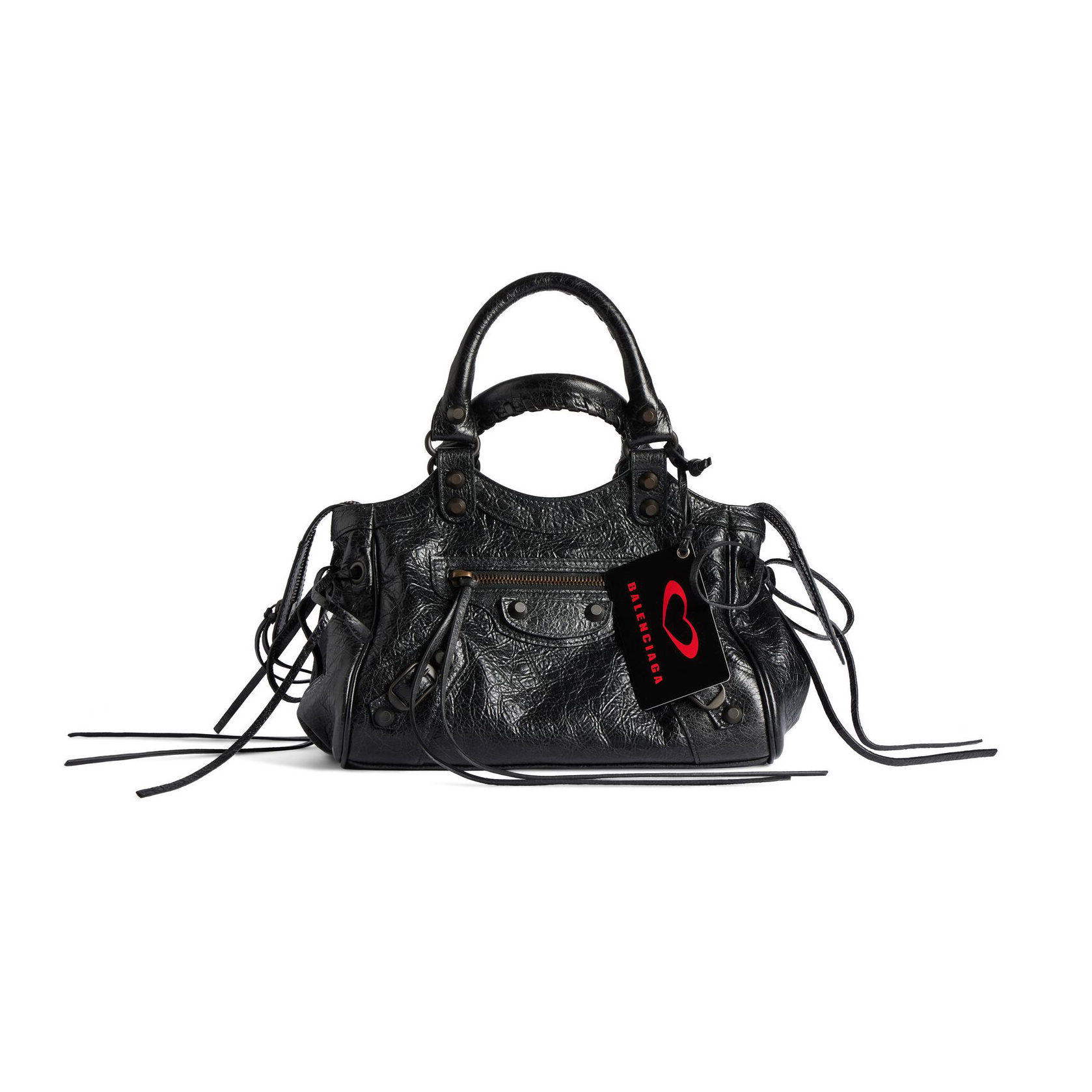 NIGO Balenciaga LE CITY Women's Fashion Classic Solid Color Fine Grain Lambskin Small Bowling Bag Handbag Crossbody Bag  Bags 8352562AB1G1000 #nigo78616