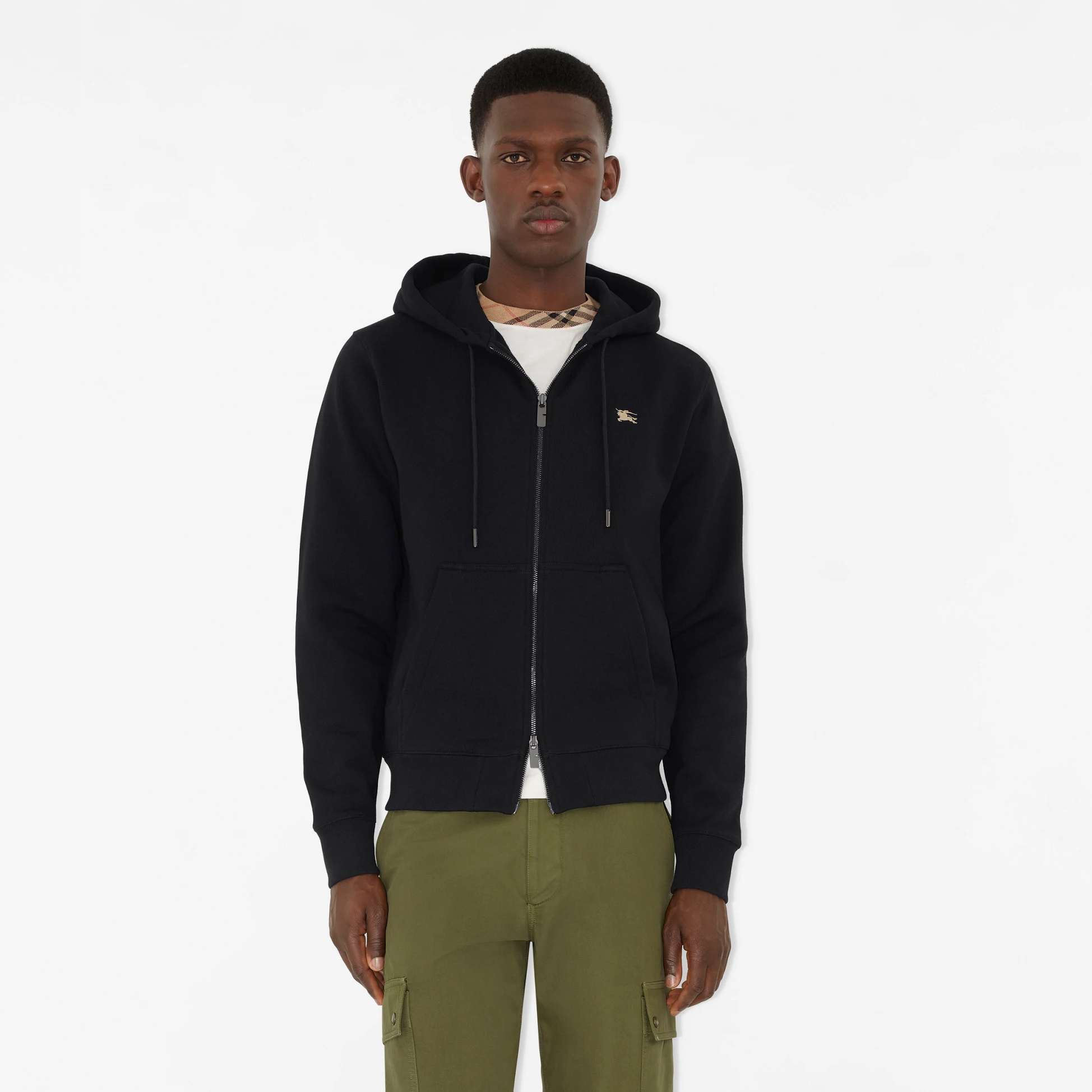 NIGO Burberry Men's & Women's Spring/Fall Fashion Casual Hooded Zipper Rider Print Cotton Hoodie Long Sleeve Jacket #nigo78597