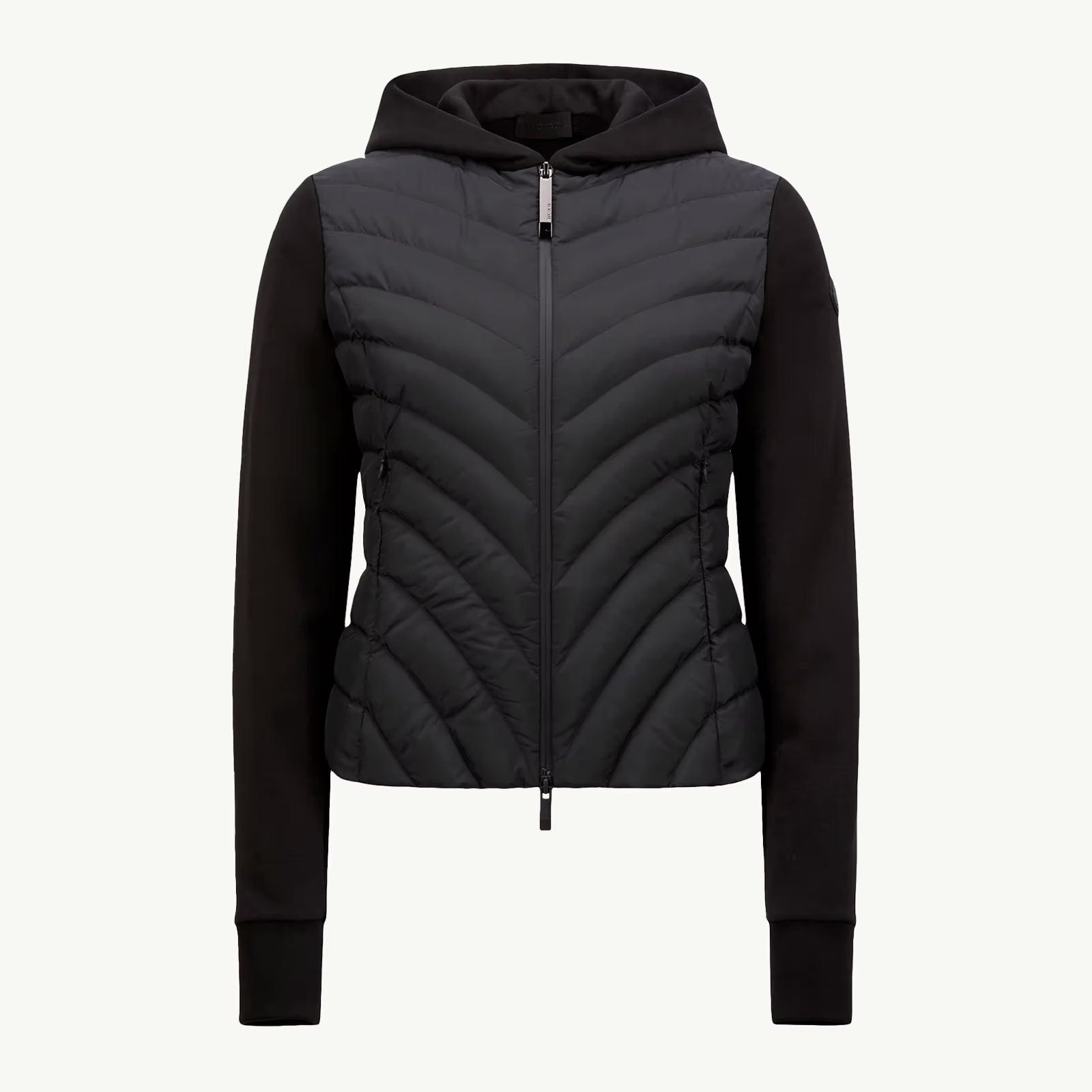 NIGO Moncler Women's Winter Fashion Casual Duck Down Single Pane Patchwork Down Jacket Hooded Zipper Long Sleeve Down Coat Jacket #nigo78586