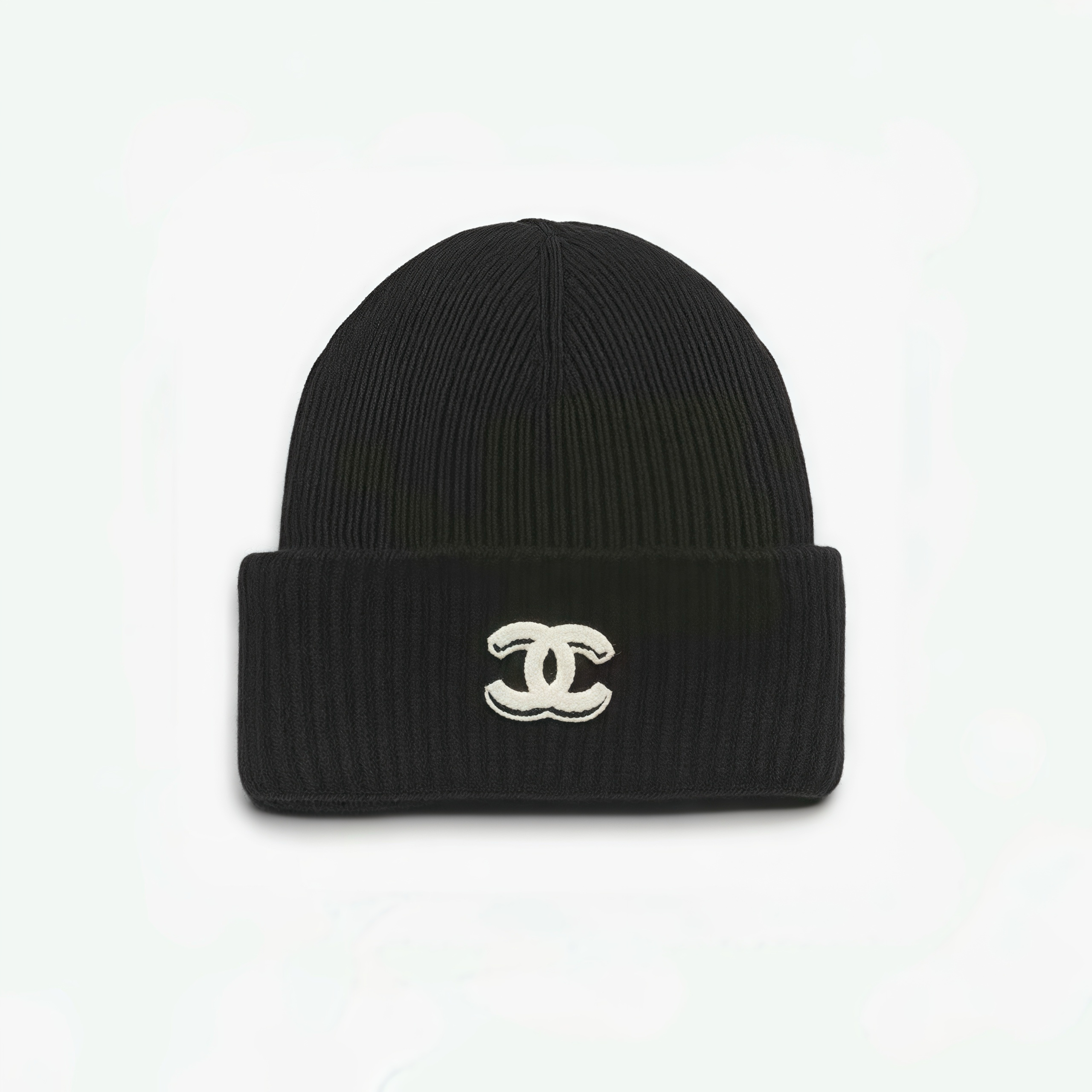 NIGO Chanel Women's Fall/Winter Casual Fashion Solid Color Double C Knit Cashmere Hat Hat Accessories #nigo78628