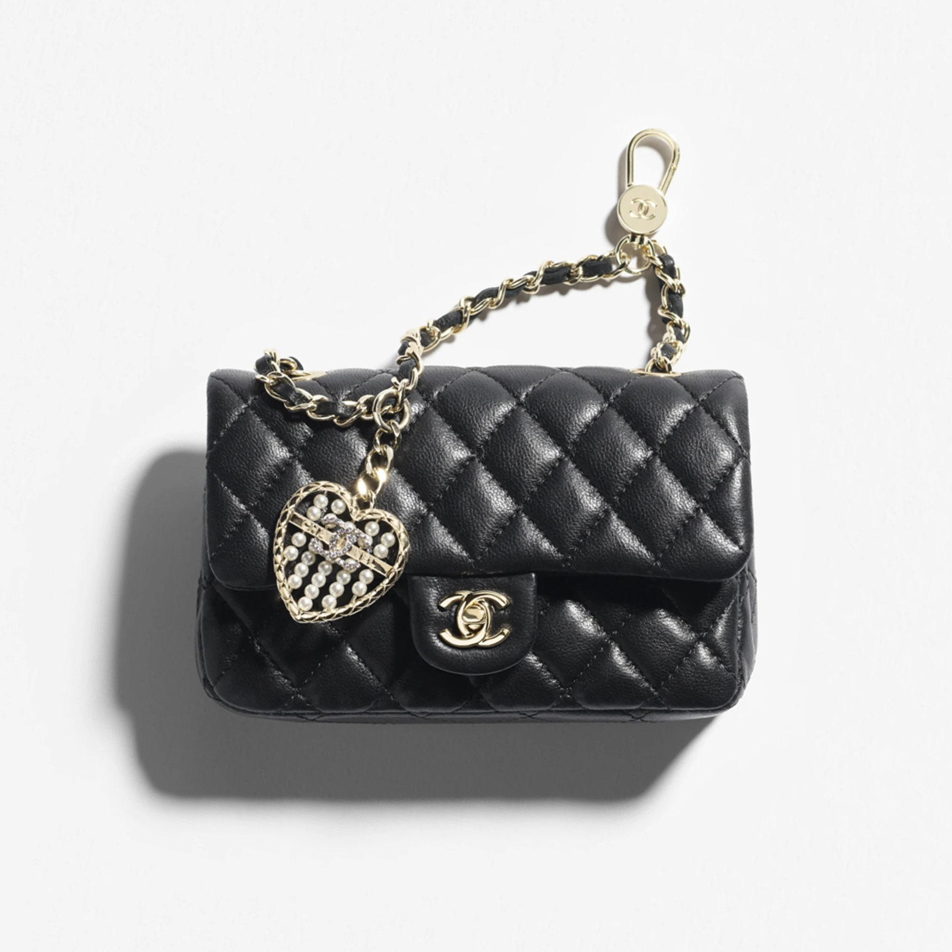 NIGO Chanel Women's Solid Color Chain Strap Flap Leather Mini Pendant Bag Bags AP4760-B21223-U0509 #nigo77494
