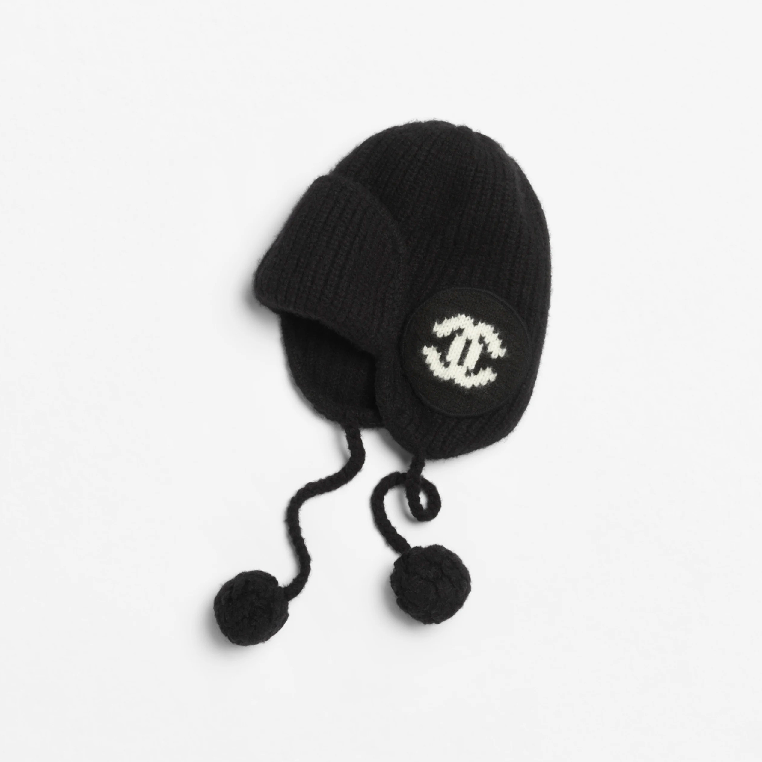 NIGO Chanel Women's Fall/Winter Fashion Casual Solid Color Double C Knit Pom Pom Hat Hat Accessories #nigo78629